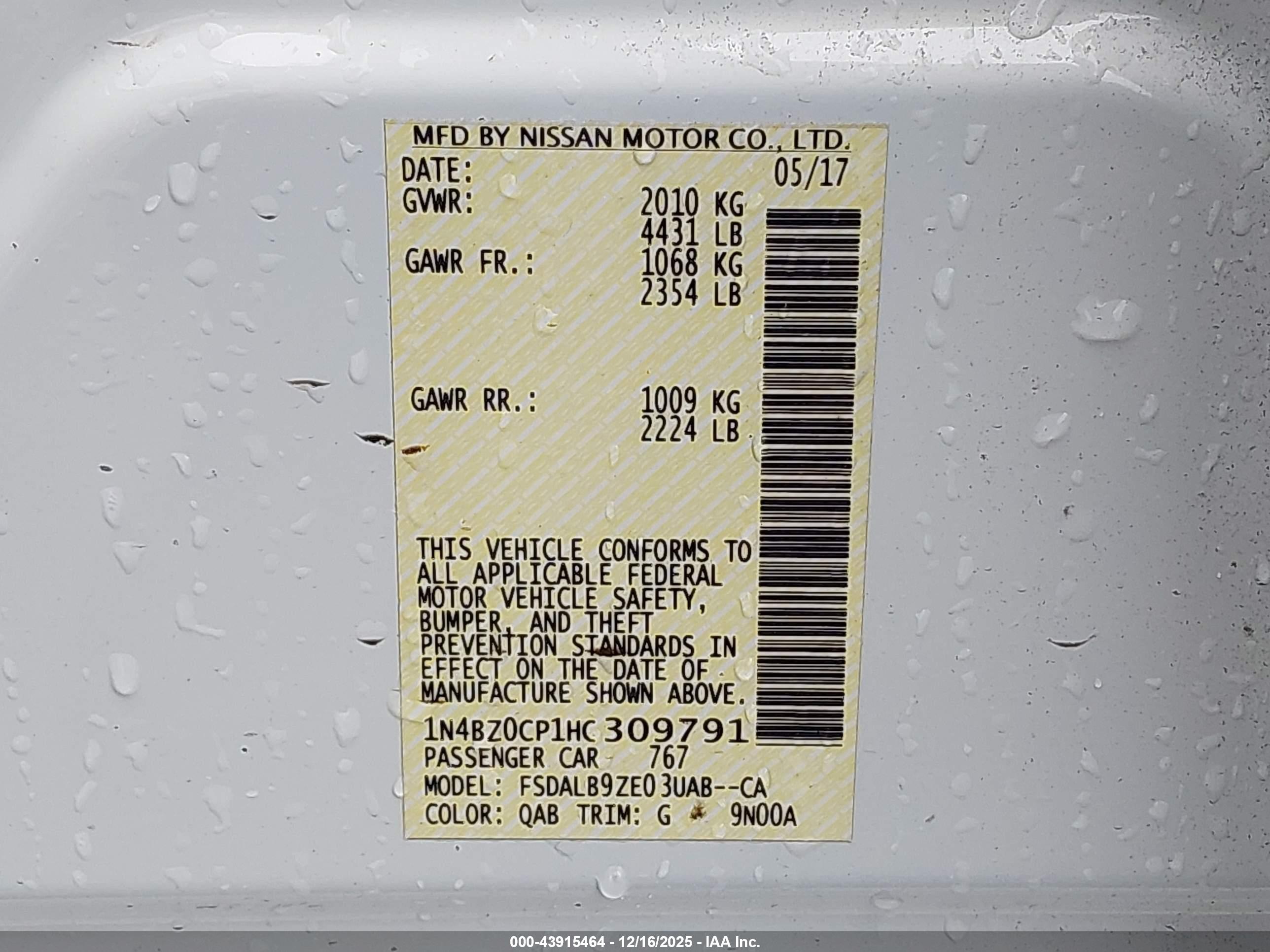 NISSAN LEAF image 9
