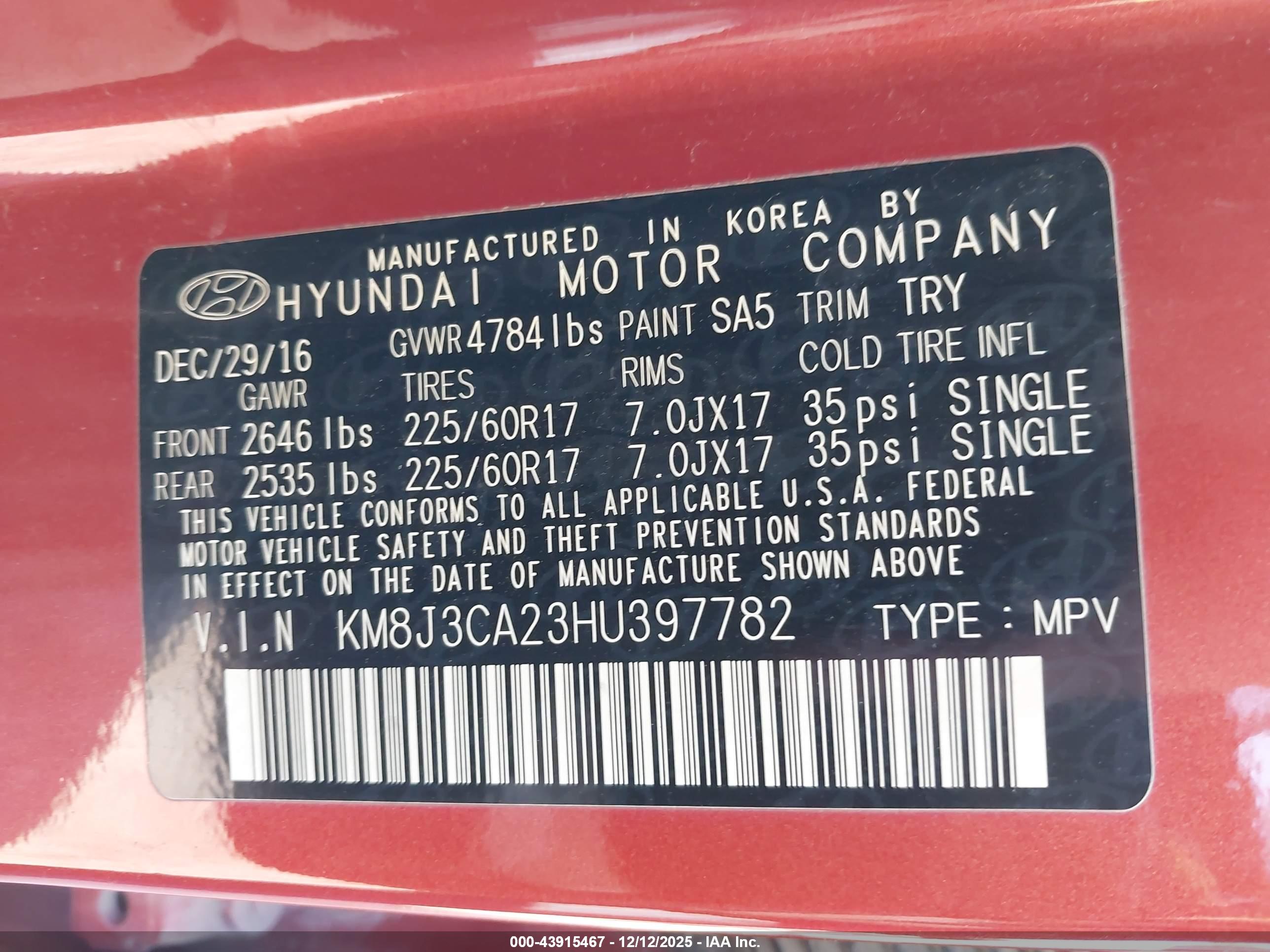 HYUNDAI TUCSON image 9