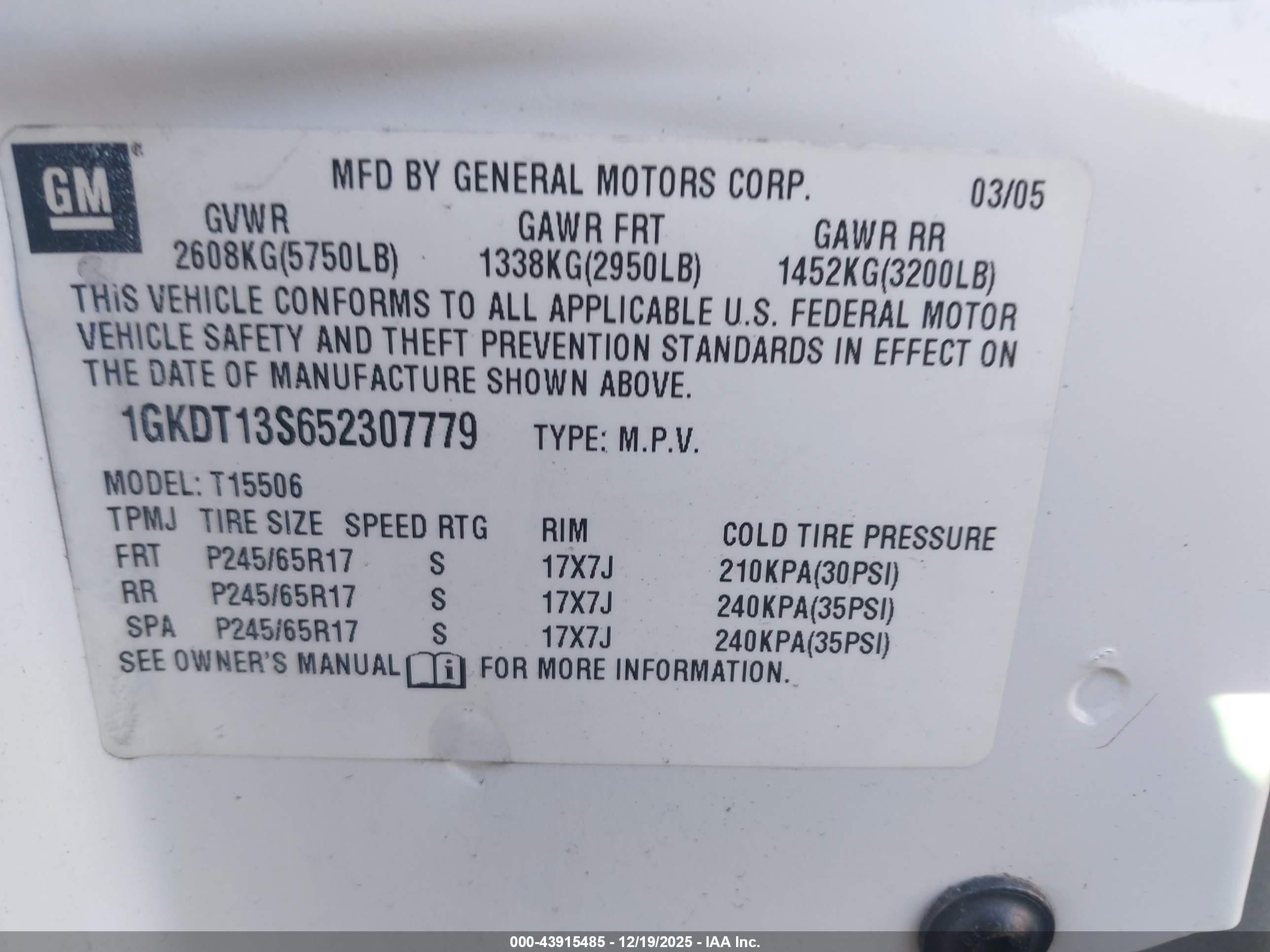 GMC ENVOY image 9