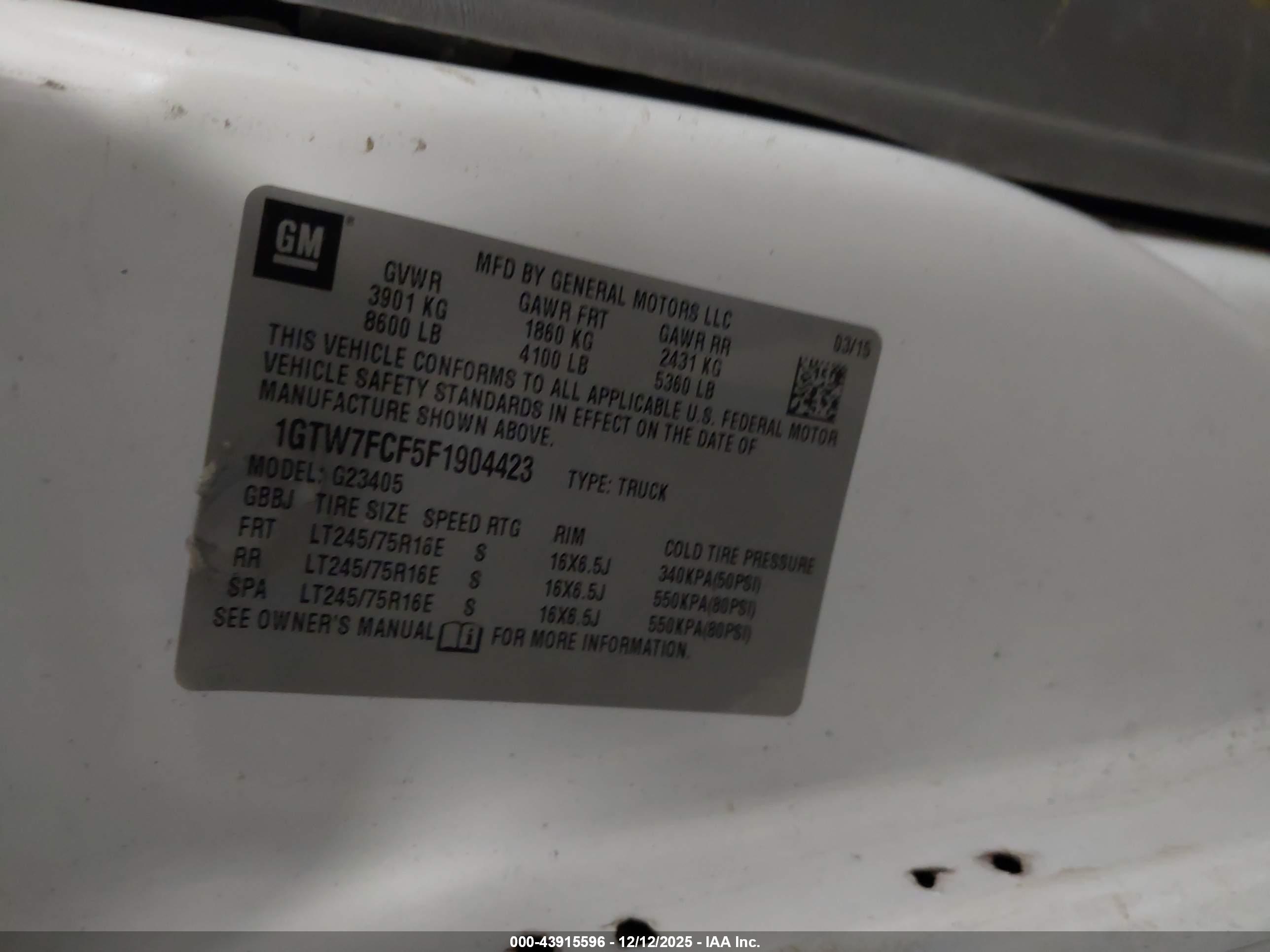GMC SAVANA image 9
