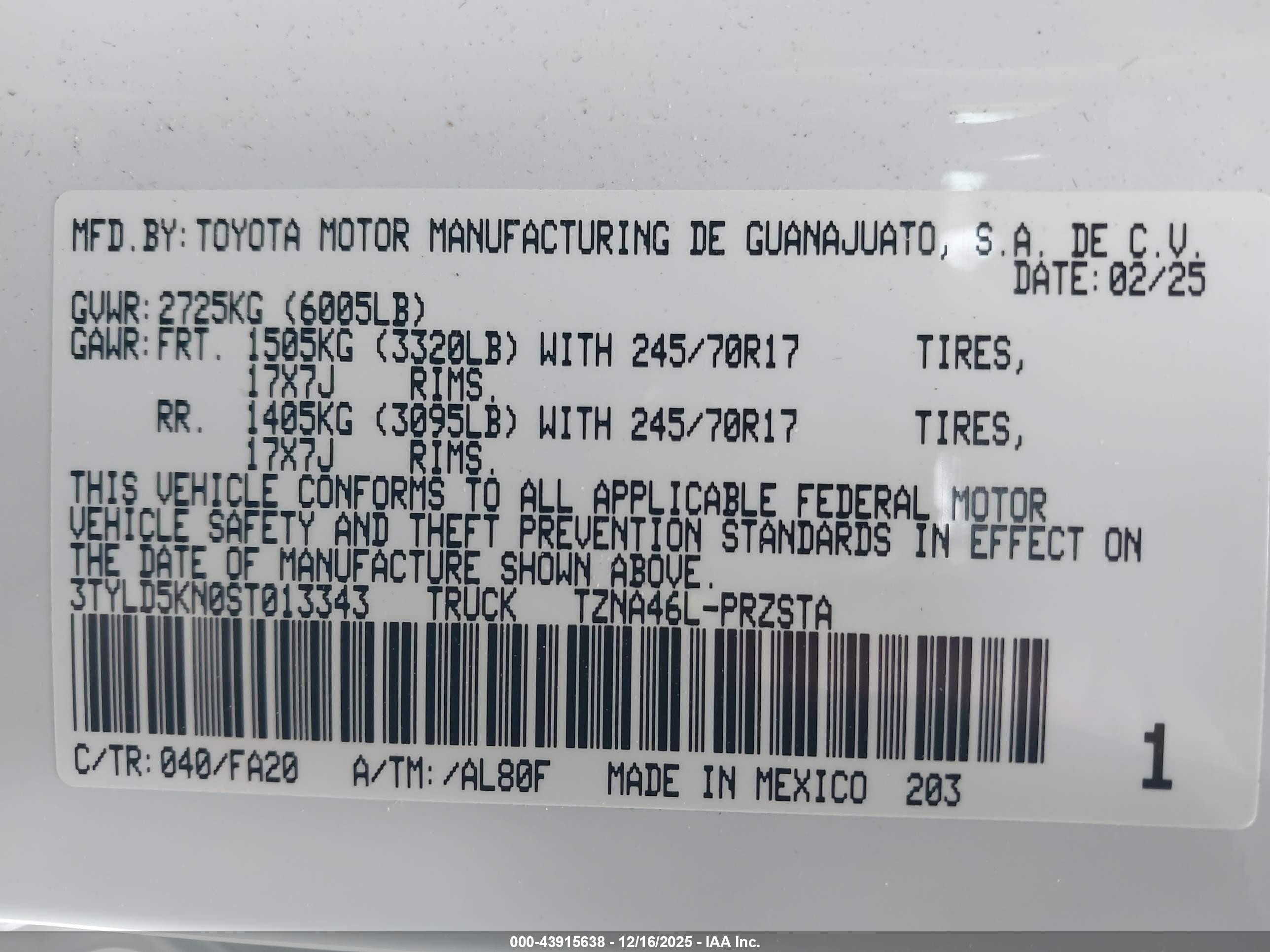 TOYOTA TACOMA image 9