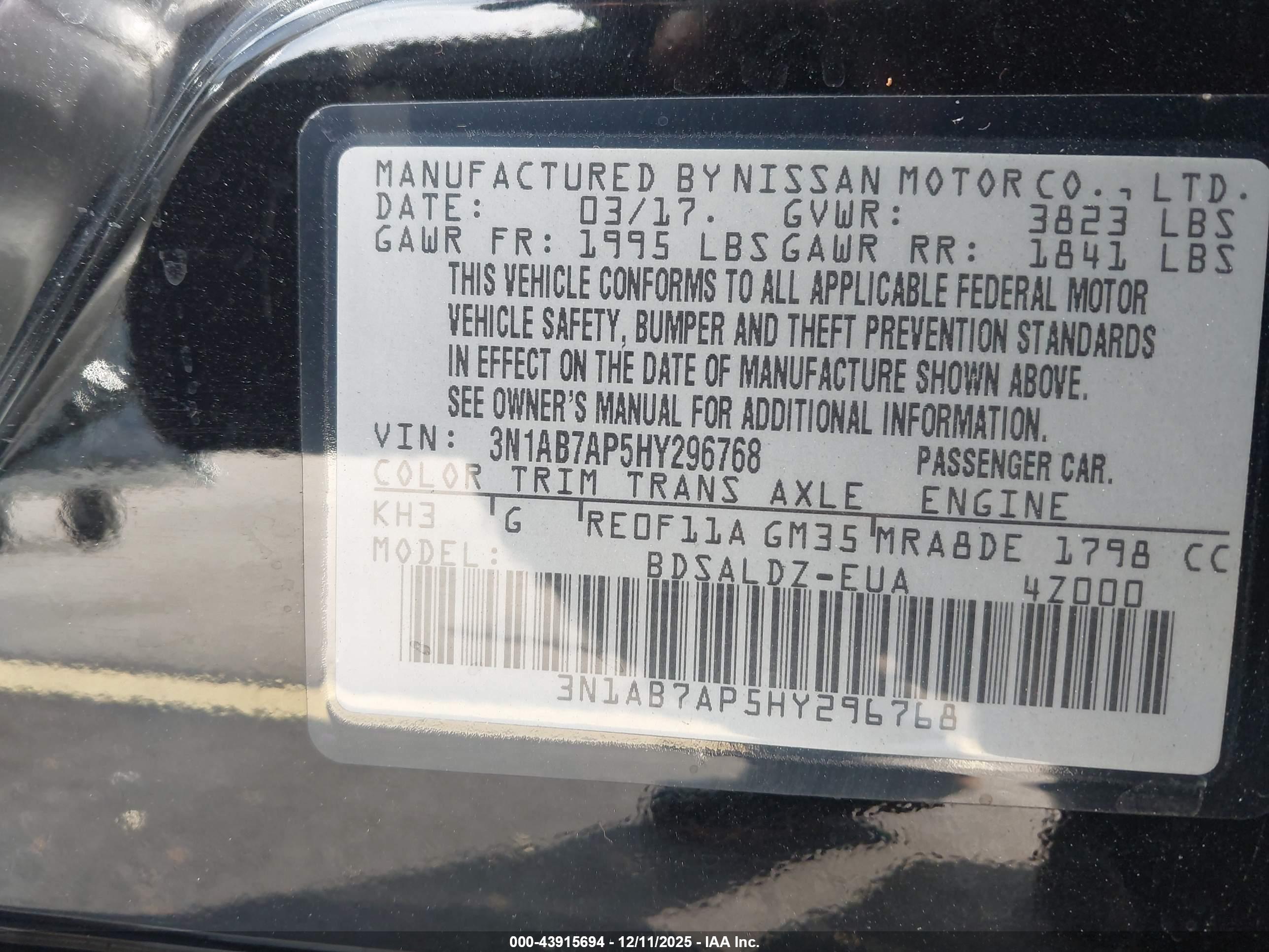 NISSAN SENTRA image 9