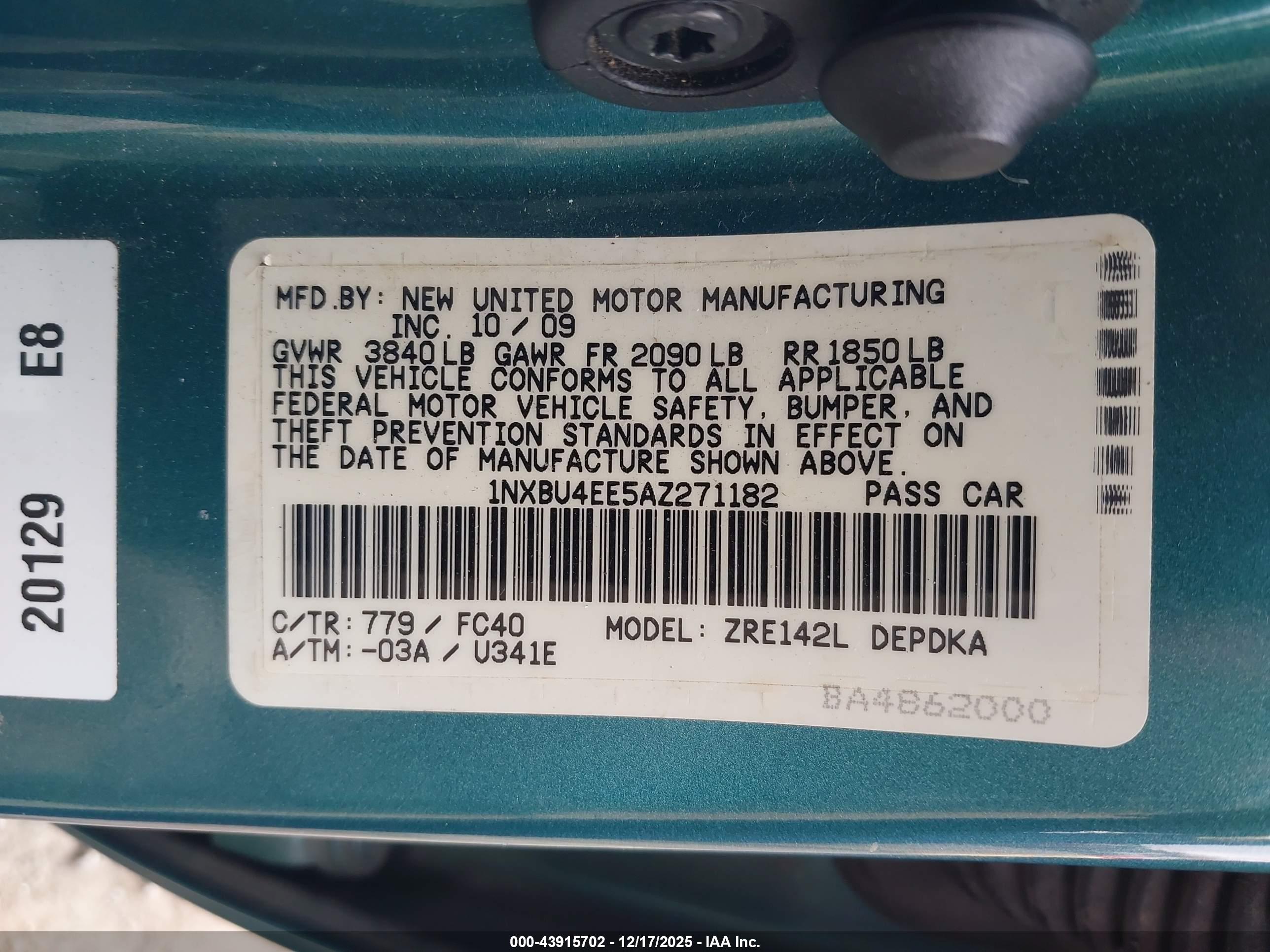 TOYOTA COROLLA image 9