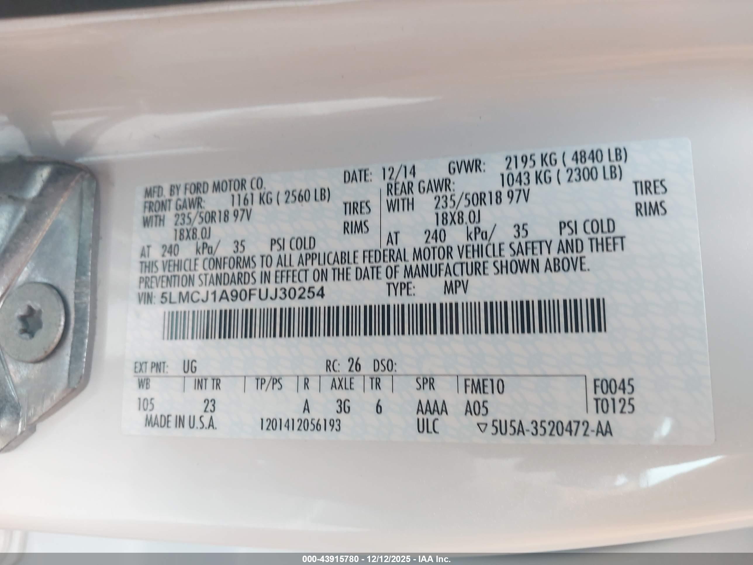 LINCOLN MKC image 9