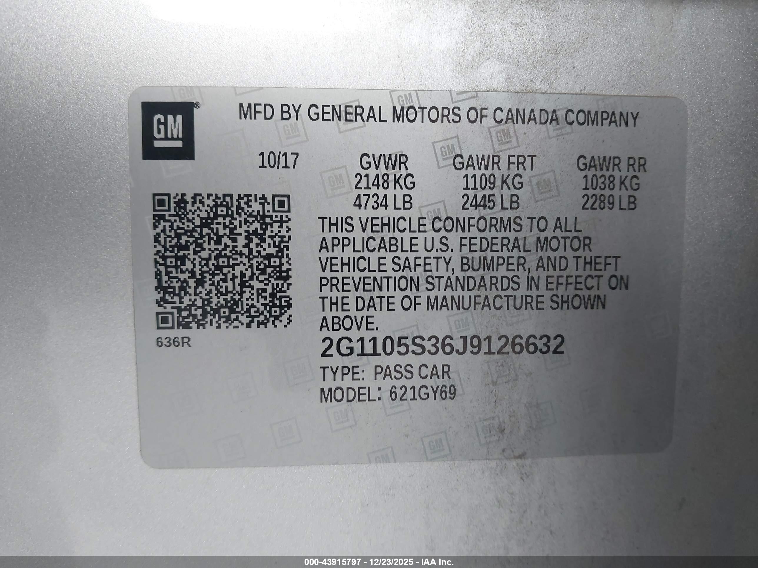 CHEVROLET IMPALA image 9