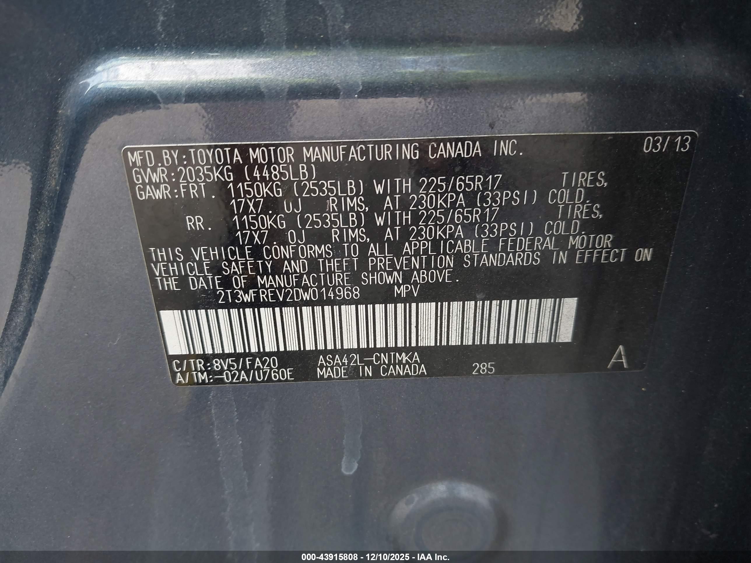 TOYOTA RAV4 image 9