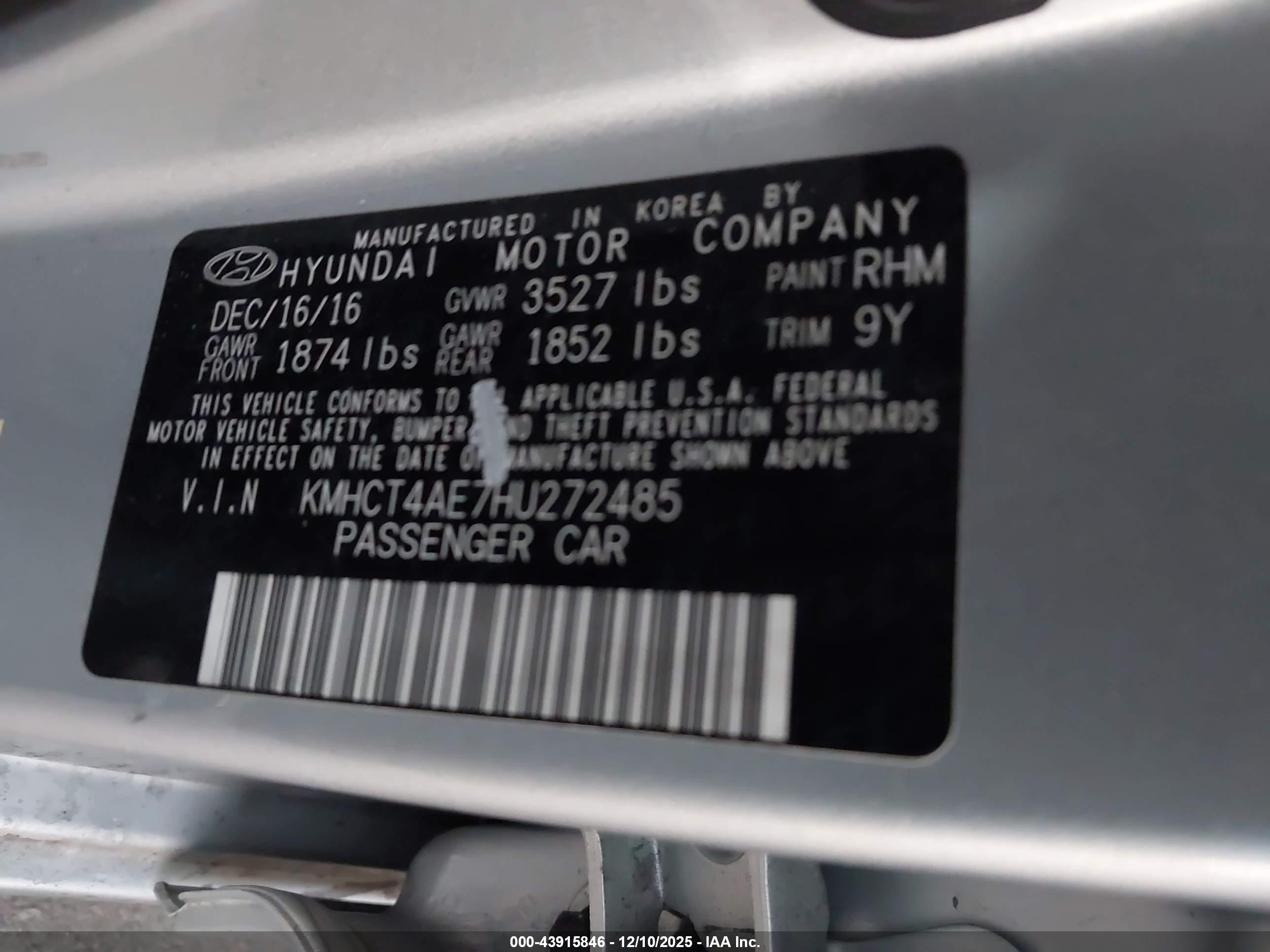 HYUNDAI ACCENT image 9