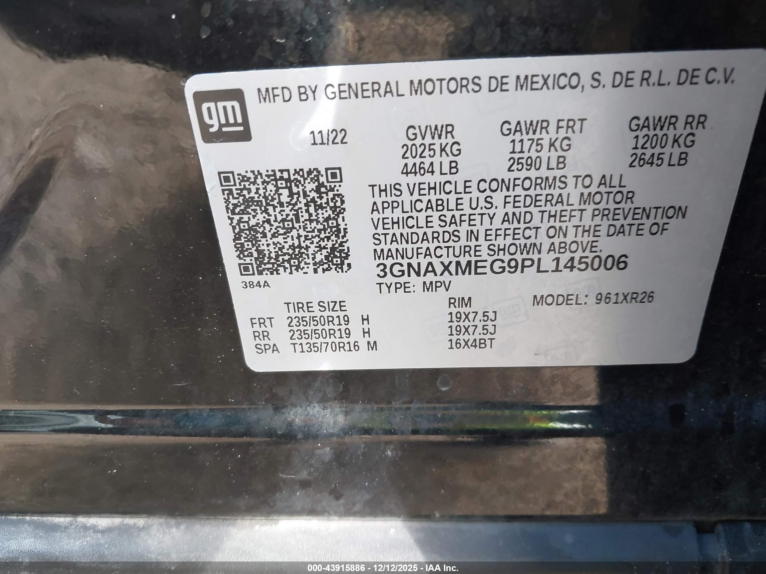CHEVROLET EQUINOX image 9