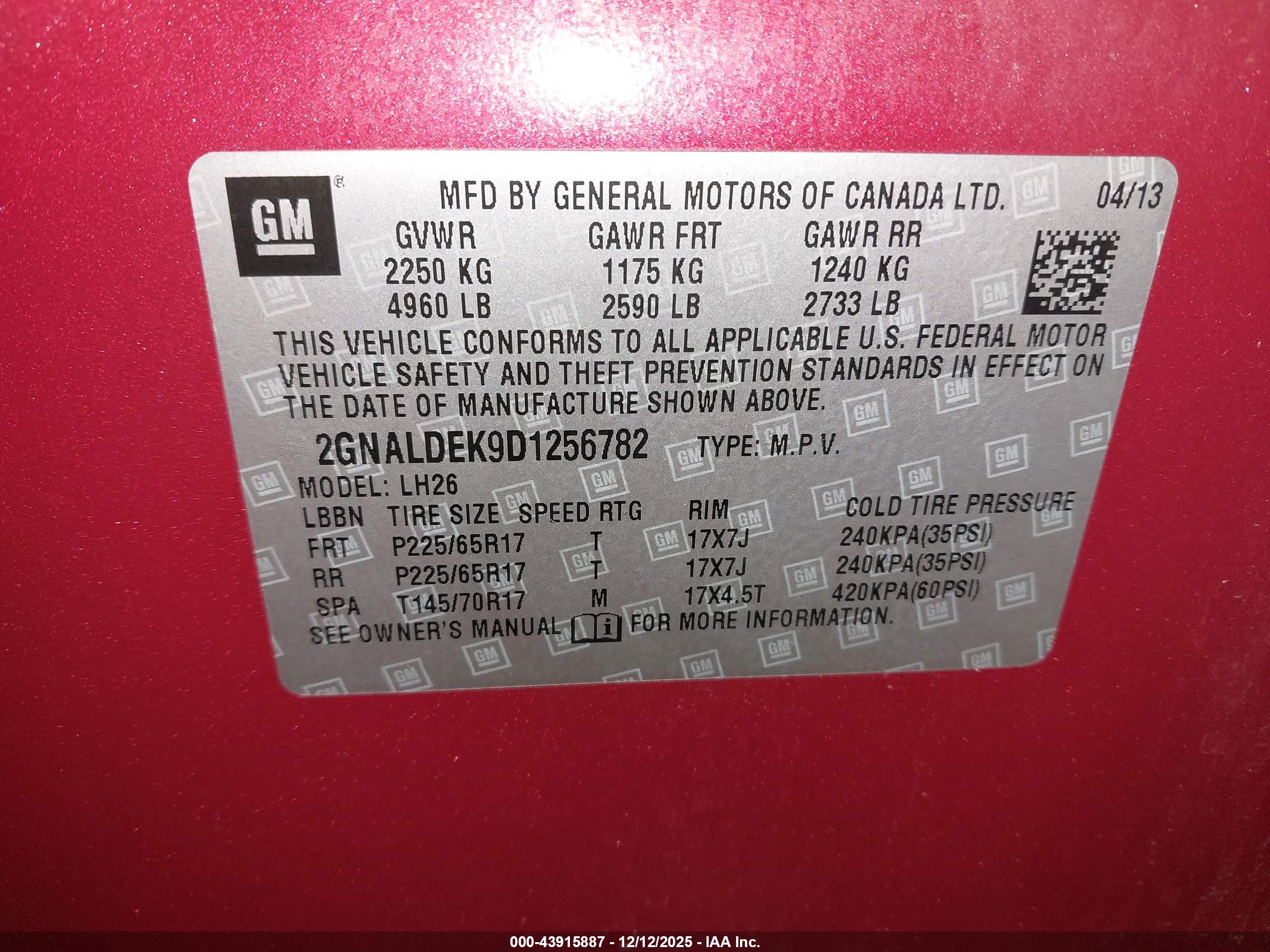 CHEVROLET EQUINOX image 9