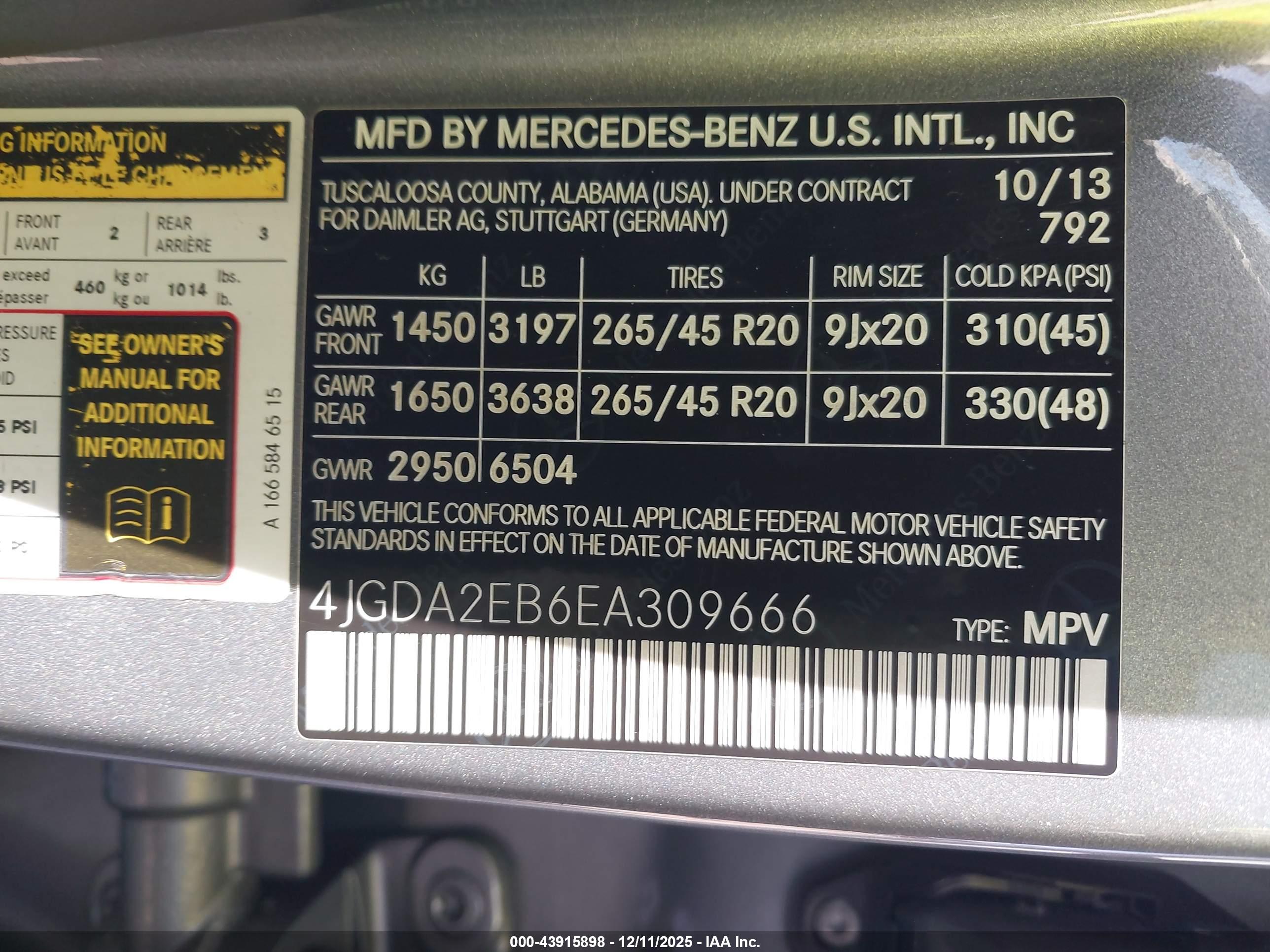 MERCEDES-BENZ ML image 9