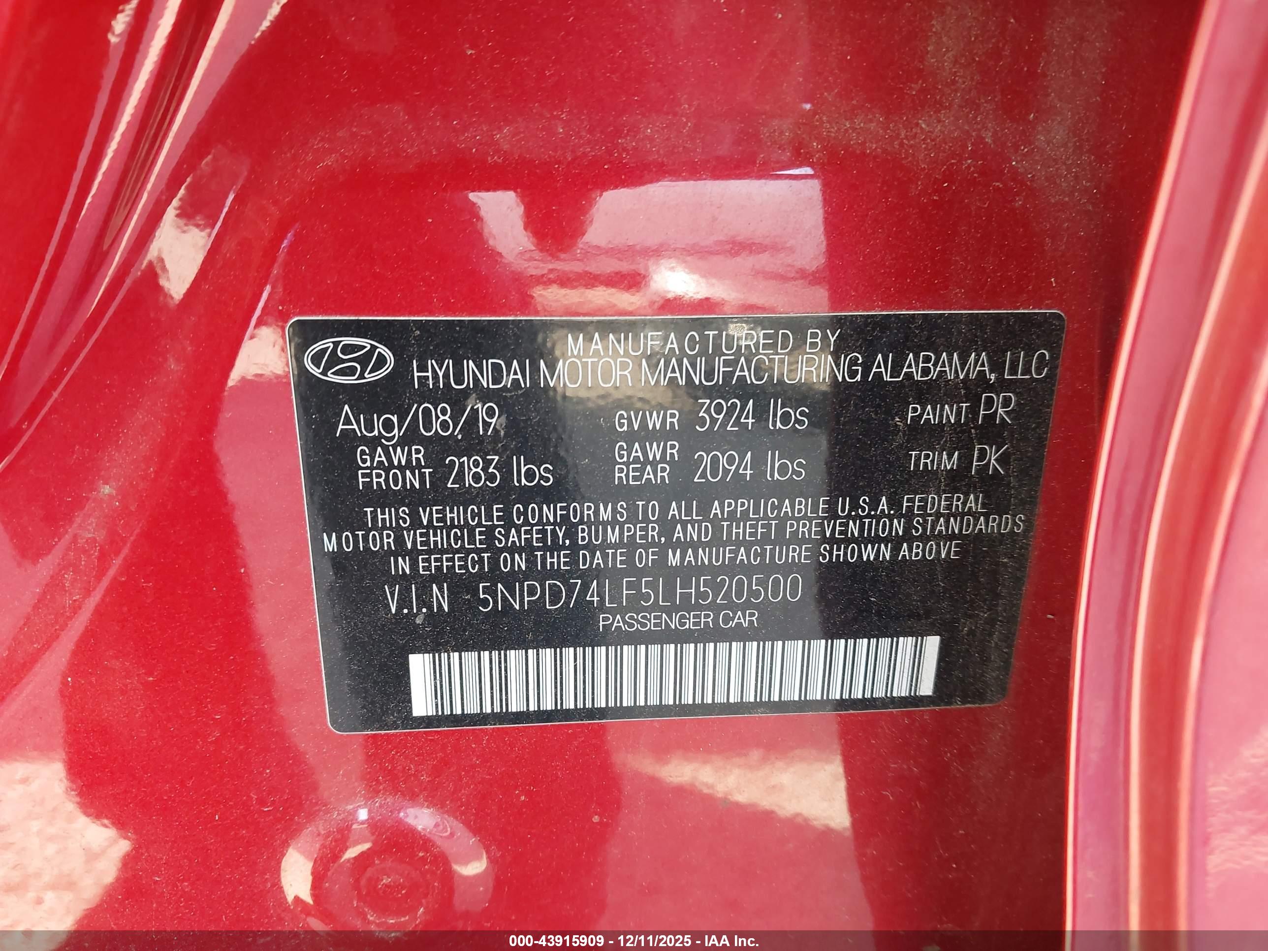 HYUNDAI ELANTRA image 9