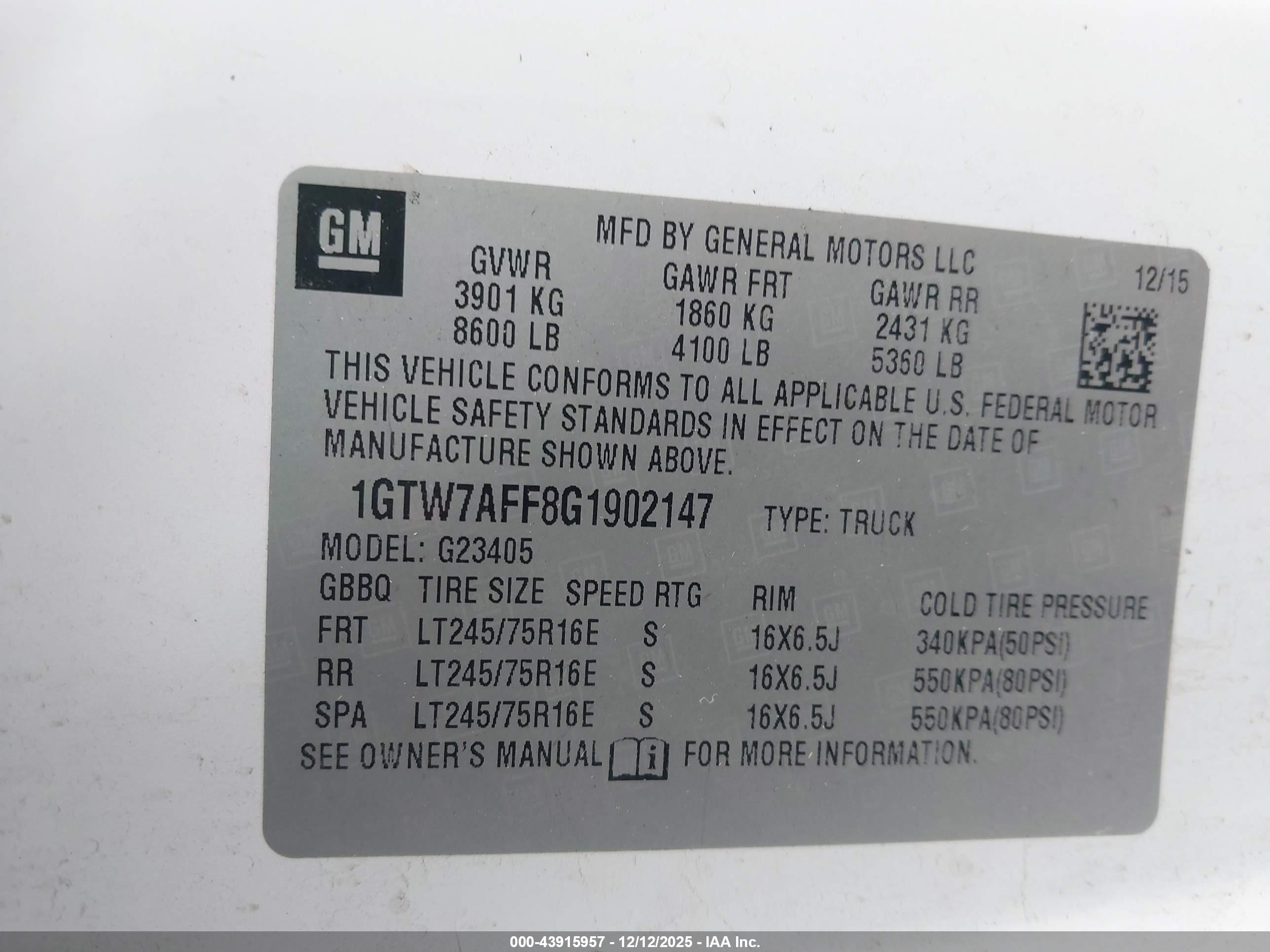 GMC SAVANA image 9