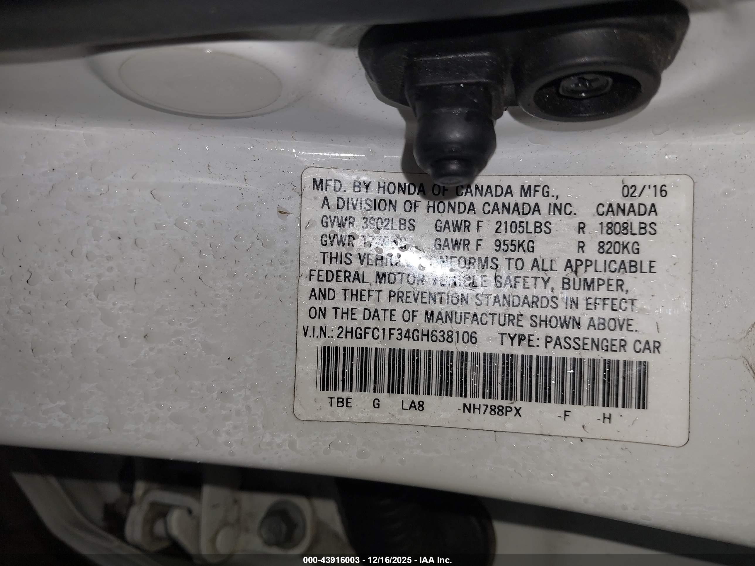 HONDA CIVIC image 9