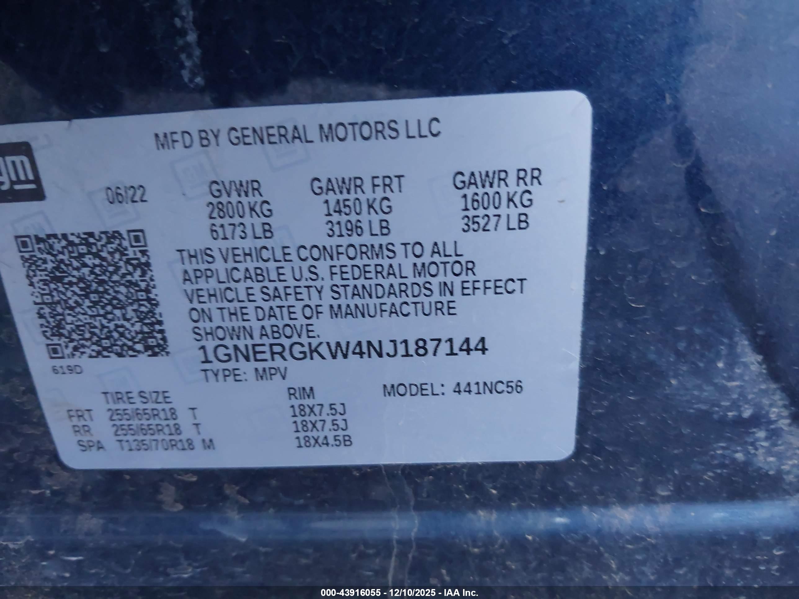 CHEVROLET TRAVERSE image 9