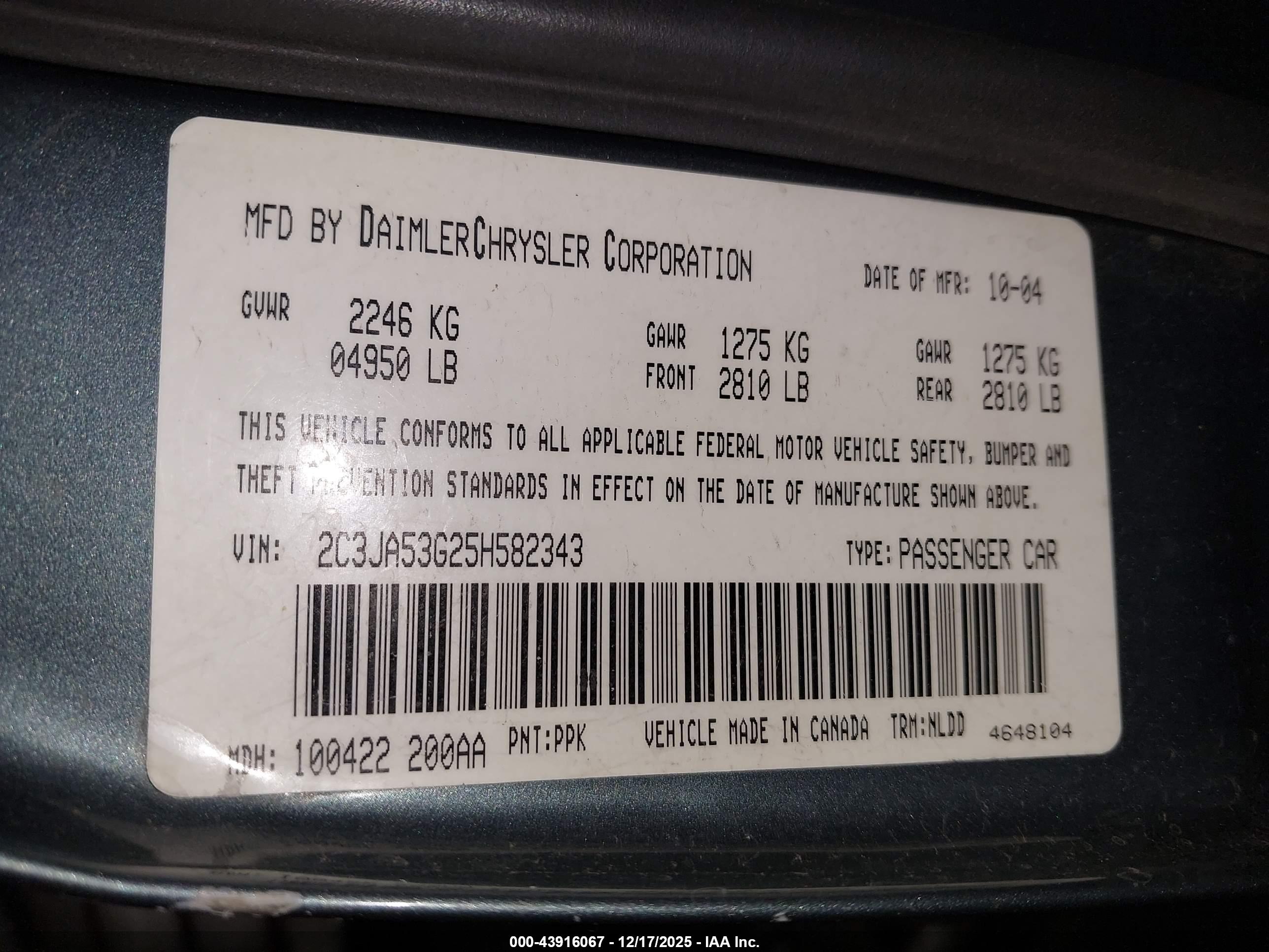 CHRYSLER 300 image 9