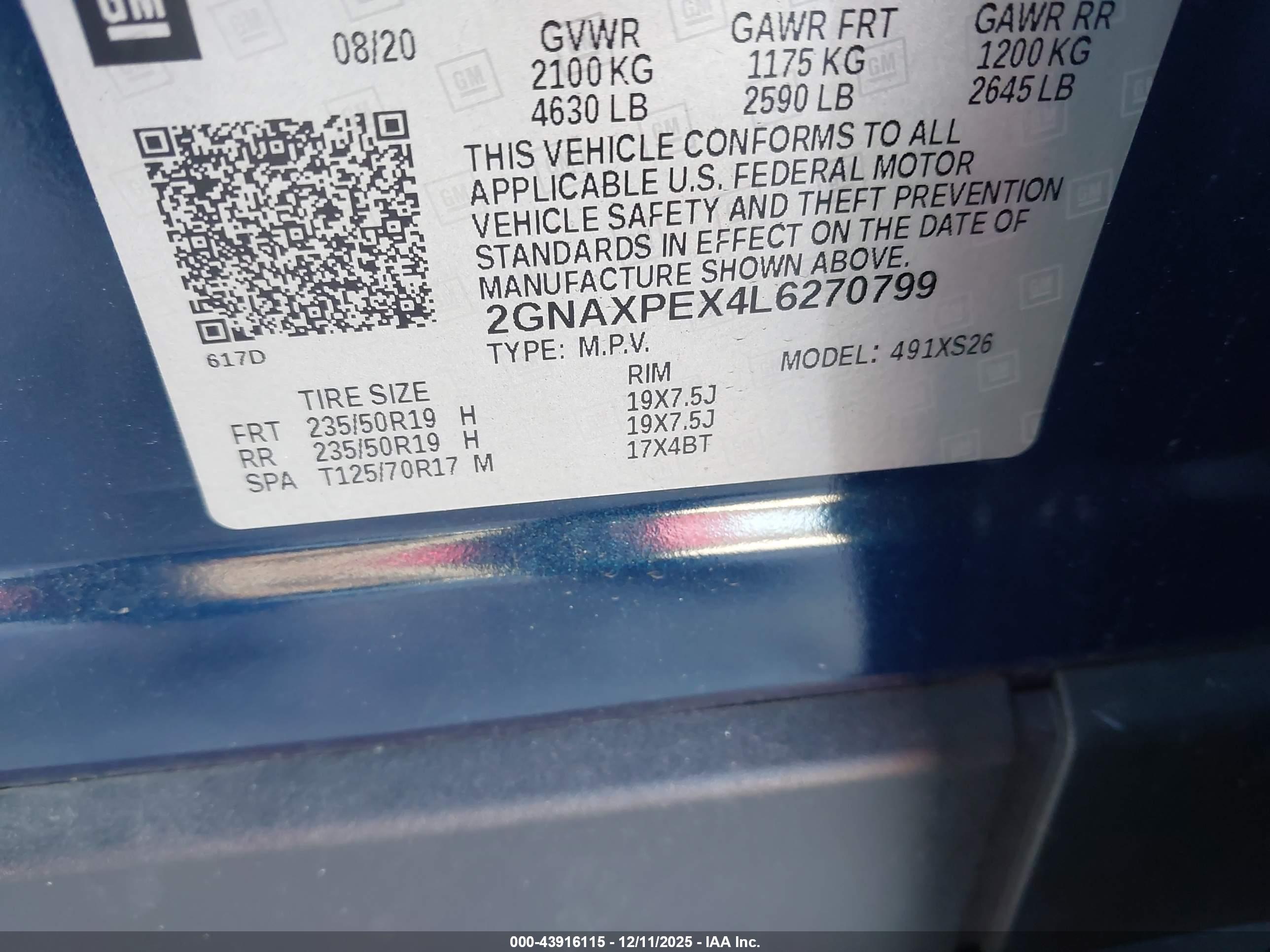 CHEVROLET EQUINOX image 9