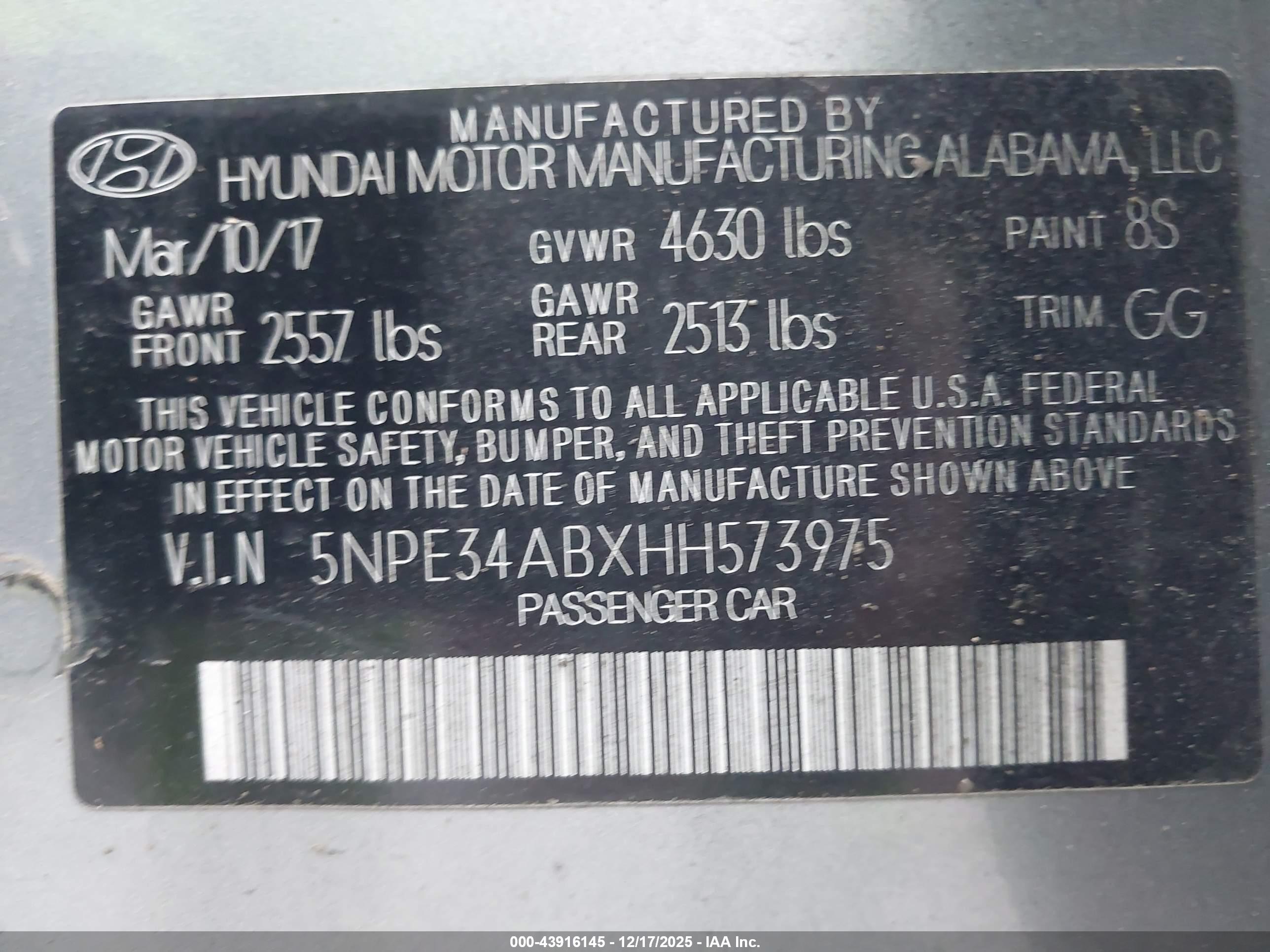 HYUNDAI SONATA image 9
