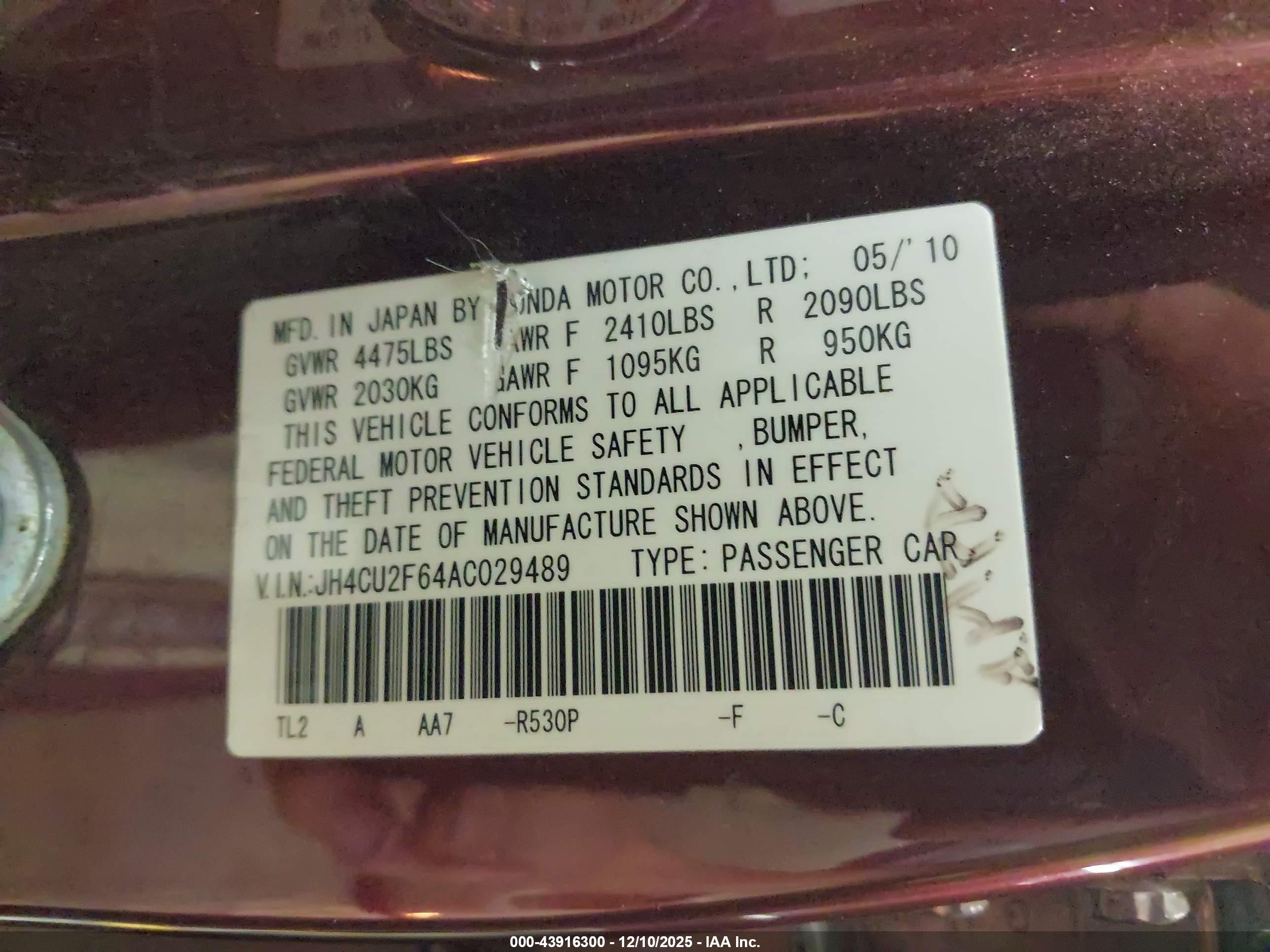 ACURA TSX image 9