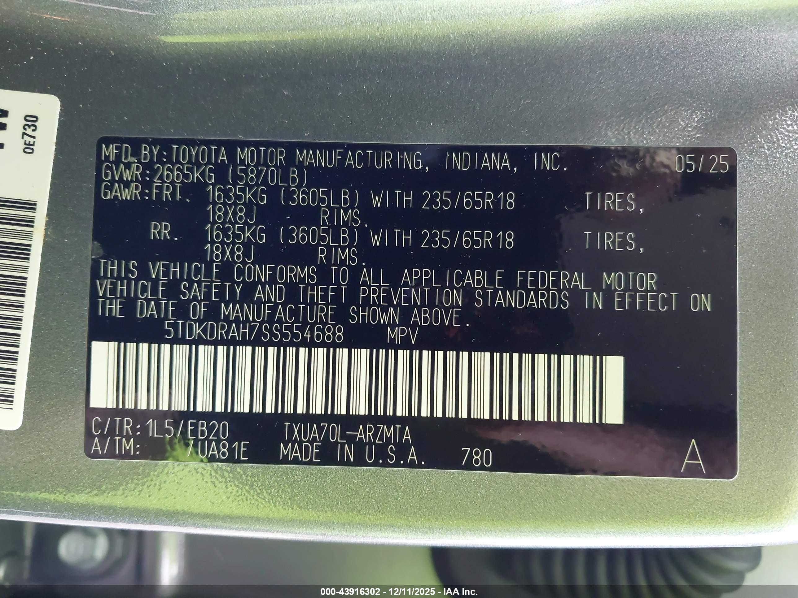 TOYOTA HIGHLANDER image 9
