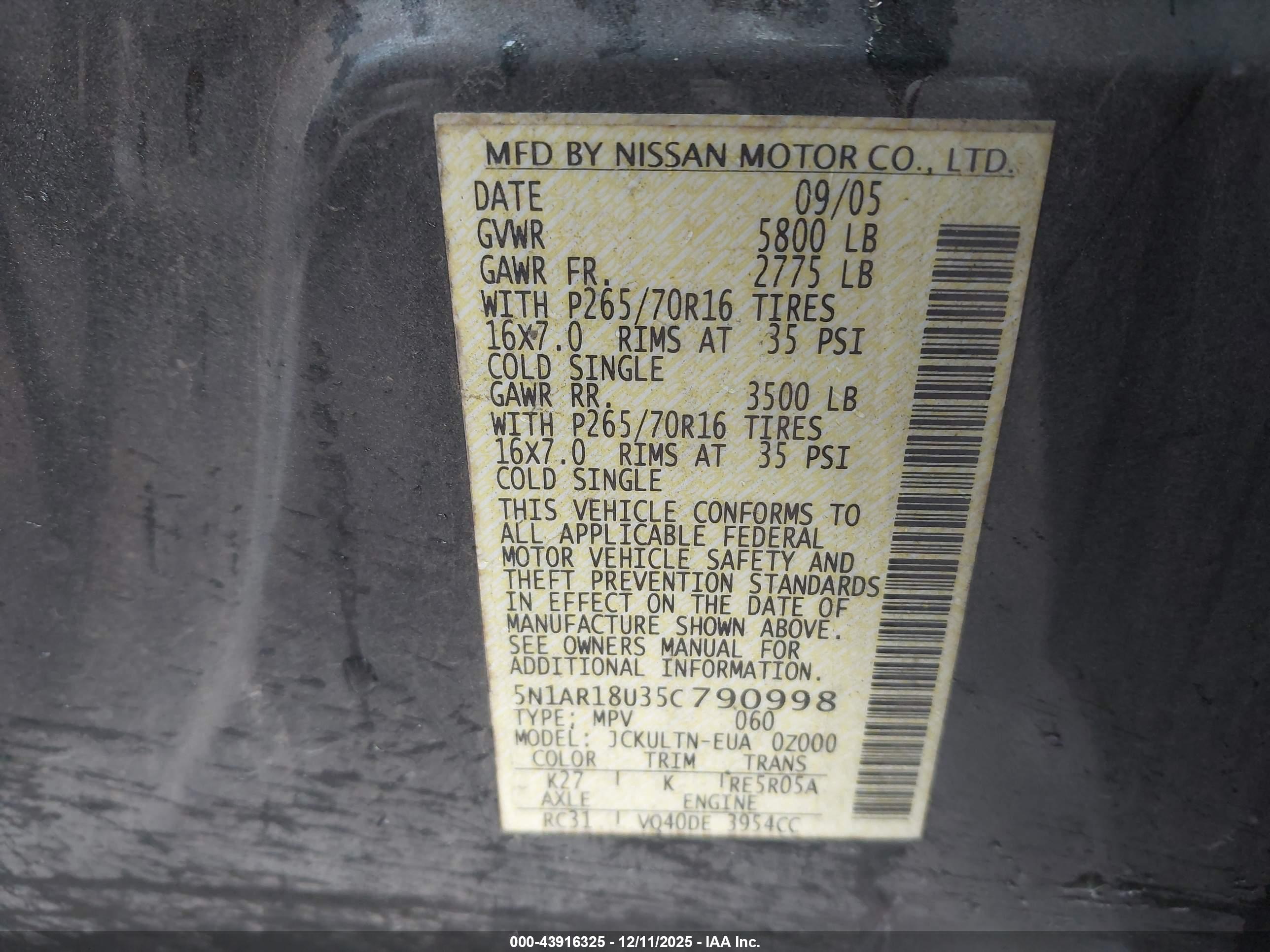 NISSAN PATHFINDER image 9