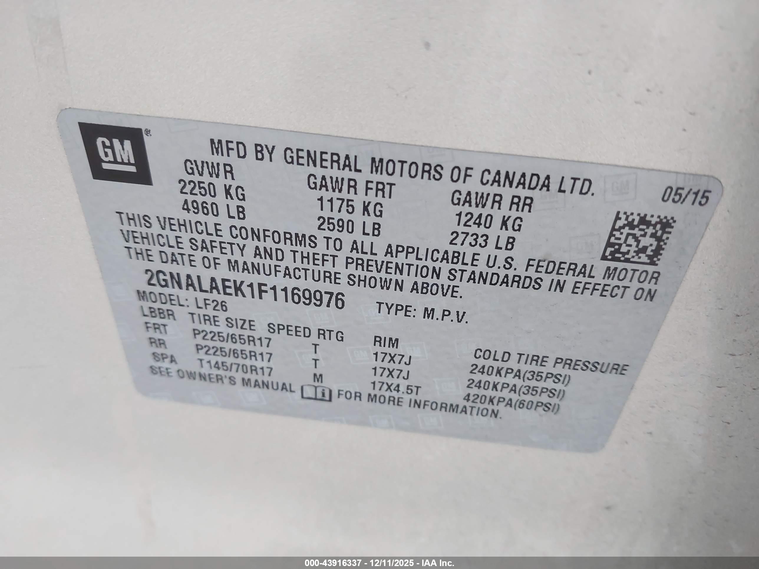 CHEVROLET EQUINOX image 9