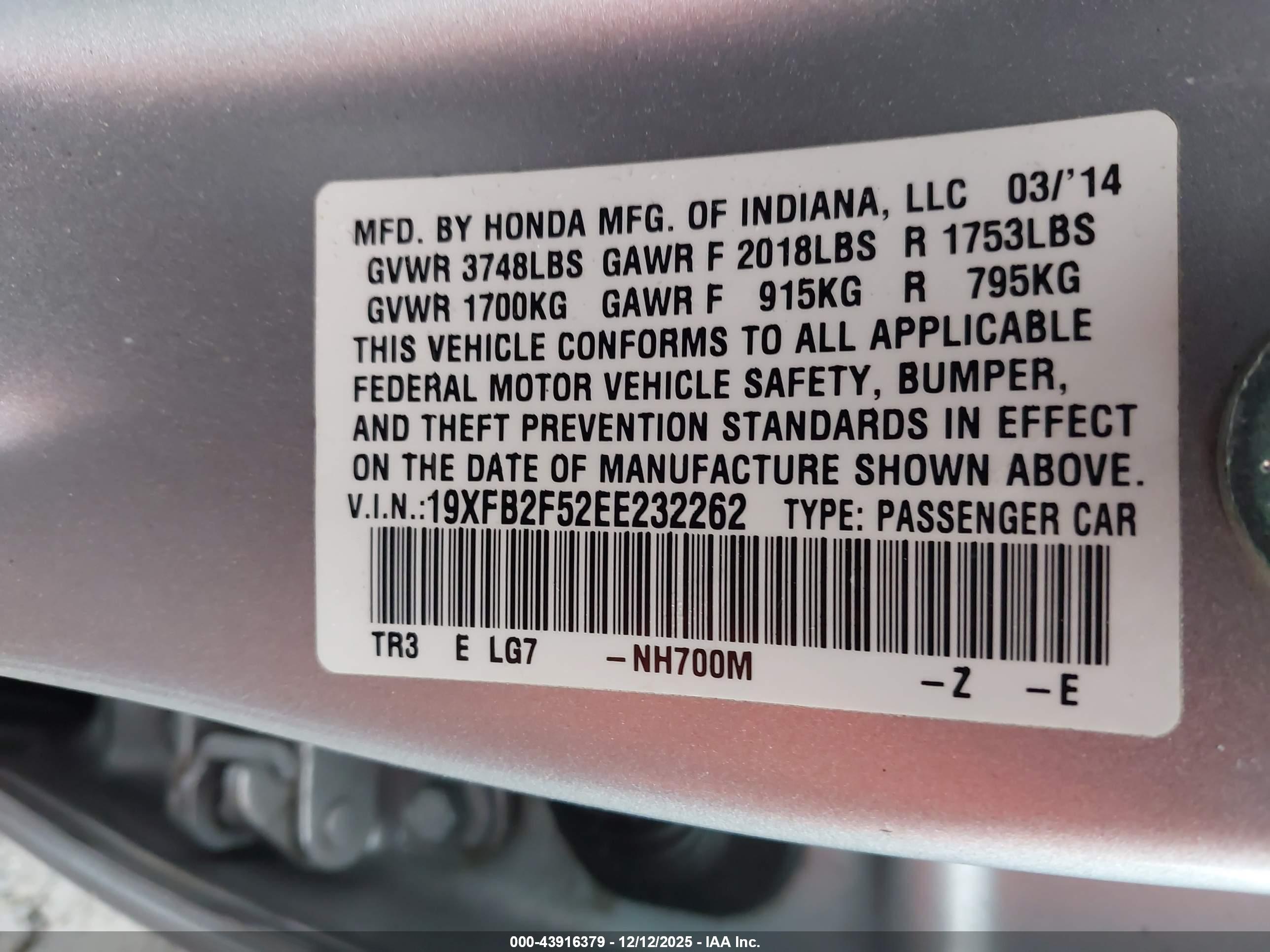HONDA CIVIC image 9