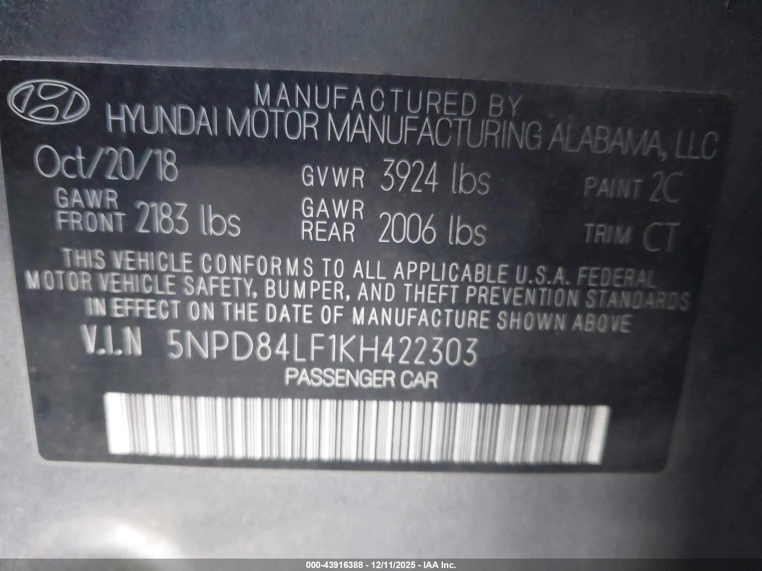 HYUNDAI ELANTRA image 9