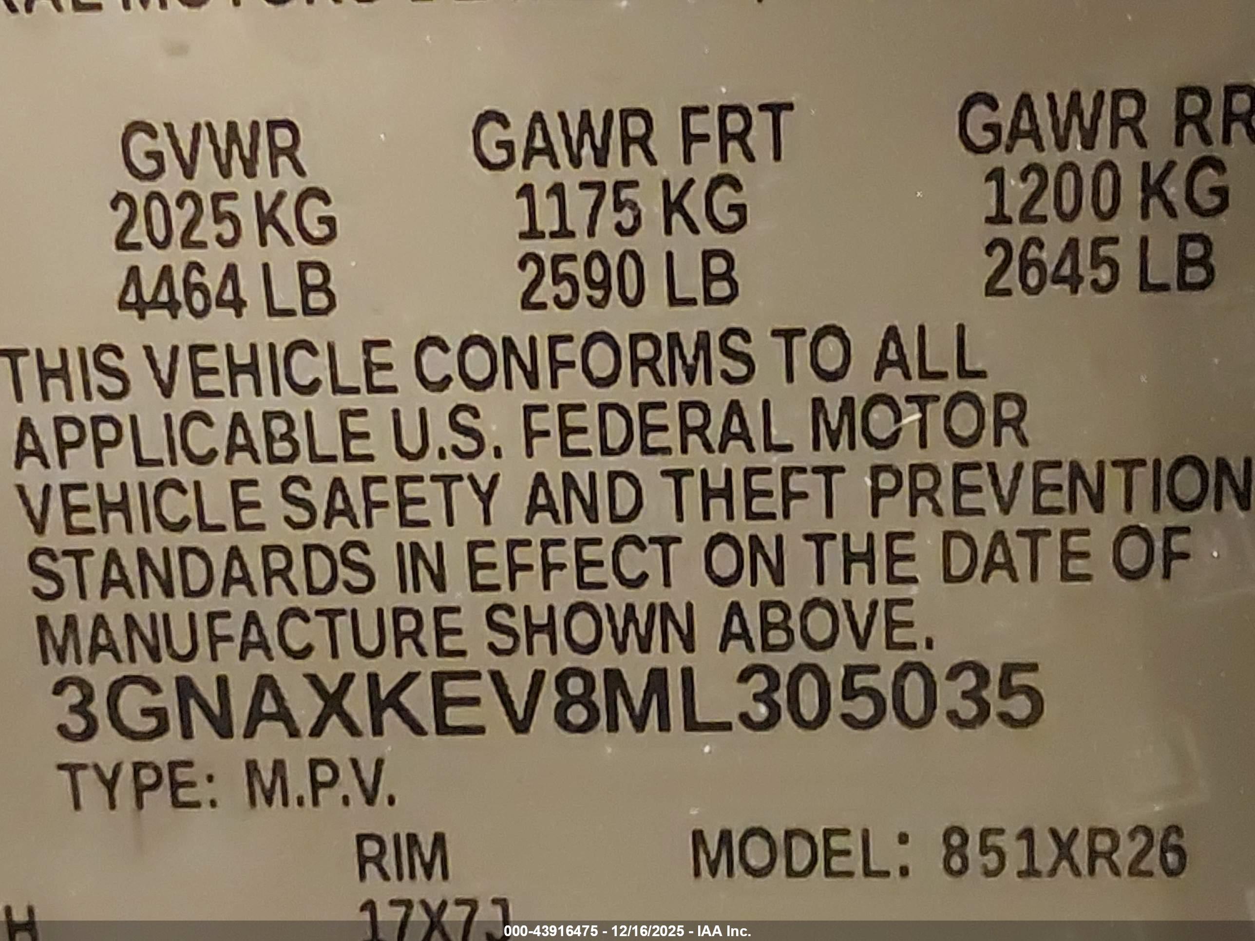 CHEVROLET EQUINOX image 9