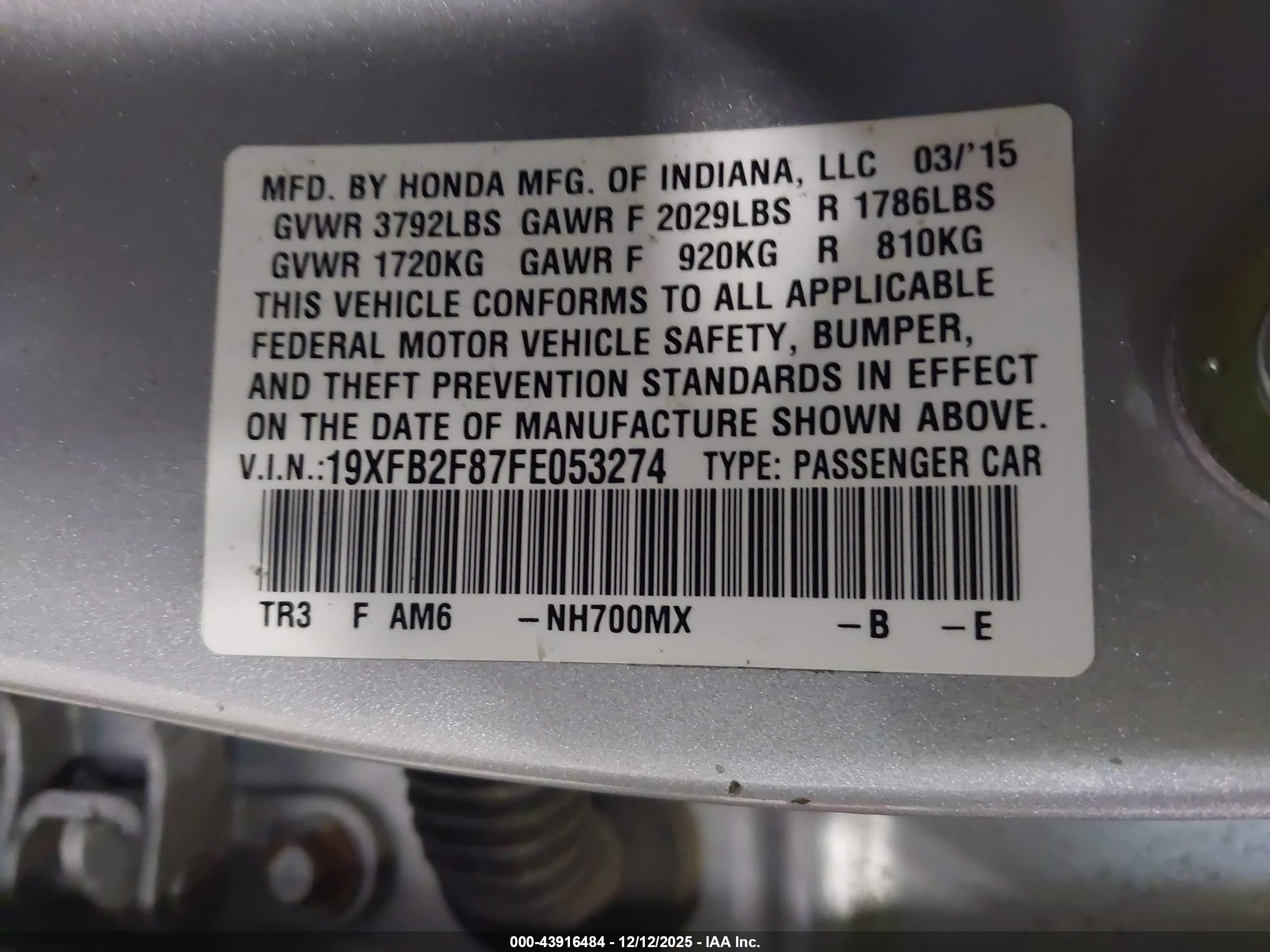 HONDA CIVIC image 9