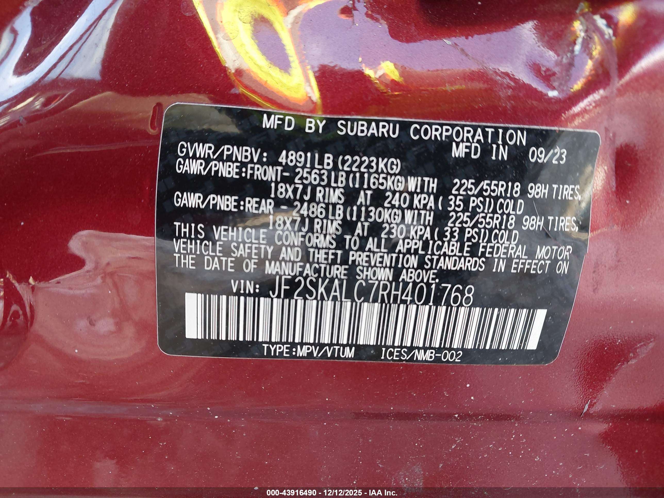 SUBARU FORESTER image 9