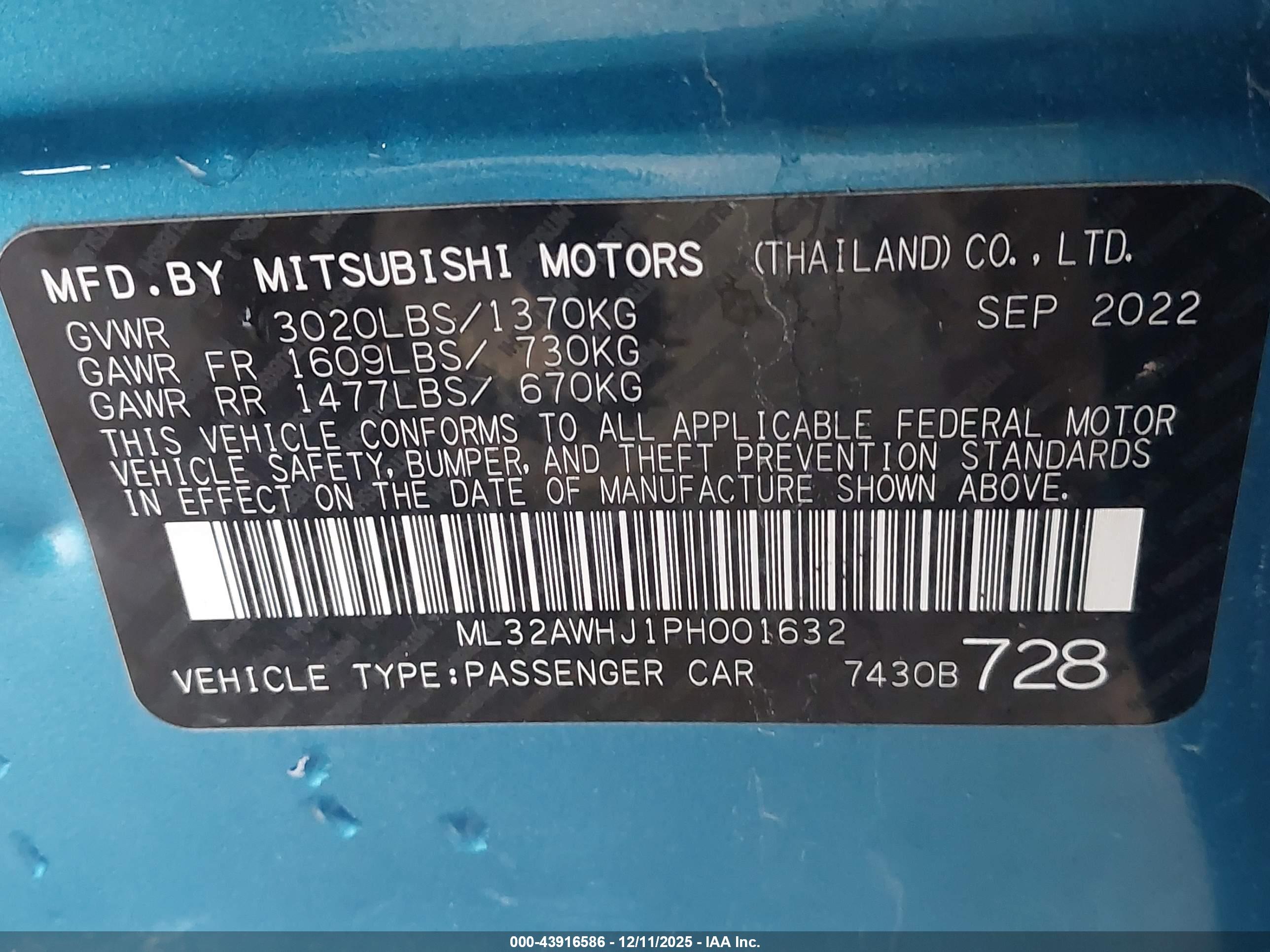 MITSUBISHI MIRAGE image 9