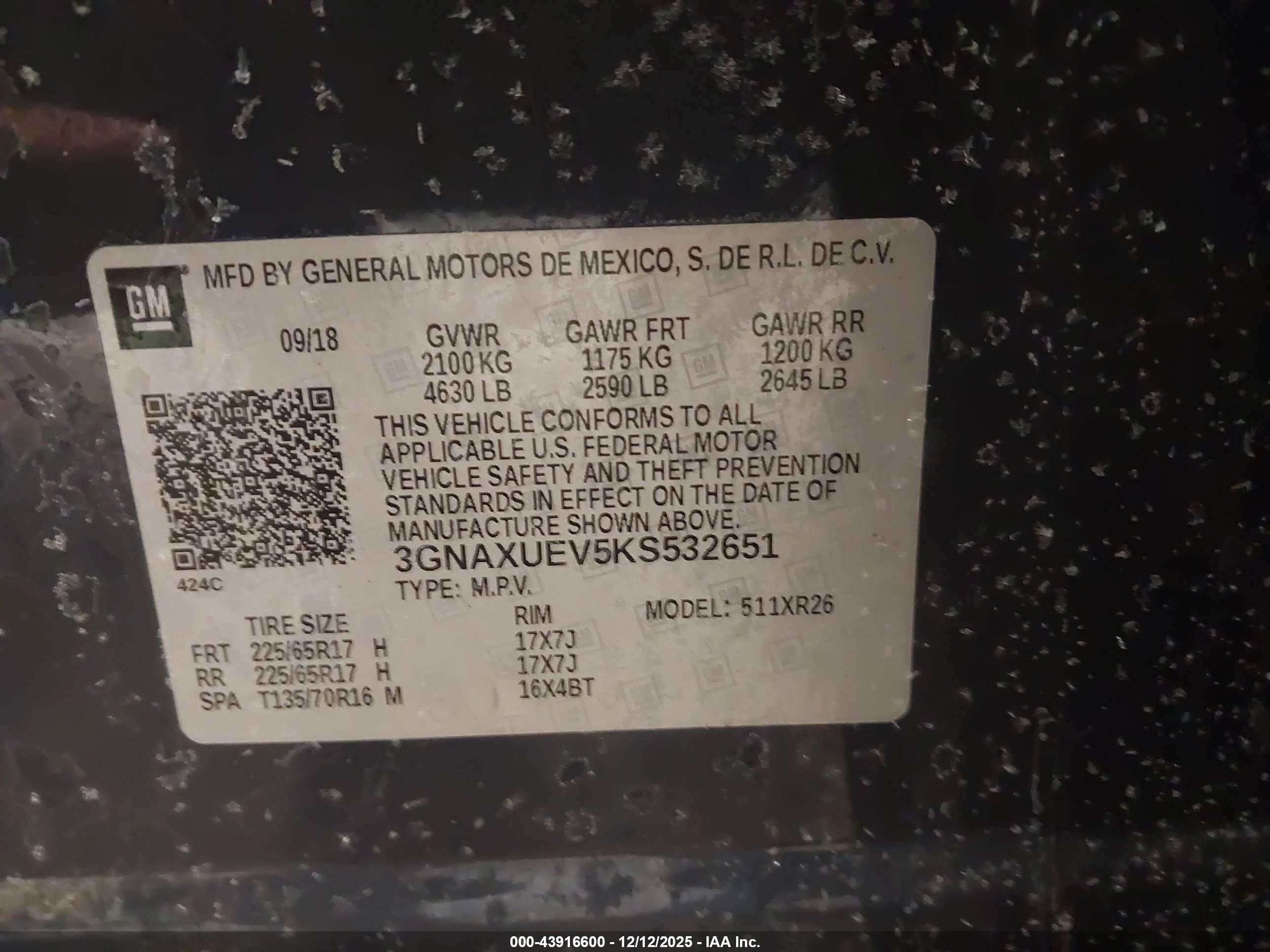 CHEVROLET EQUINOX image 9