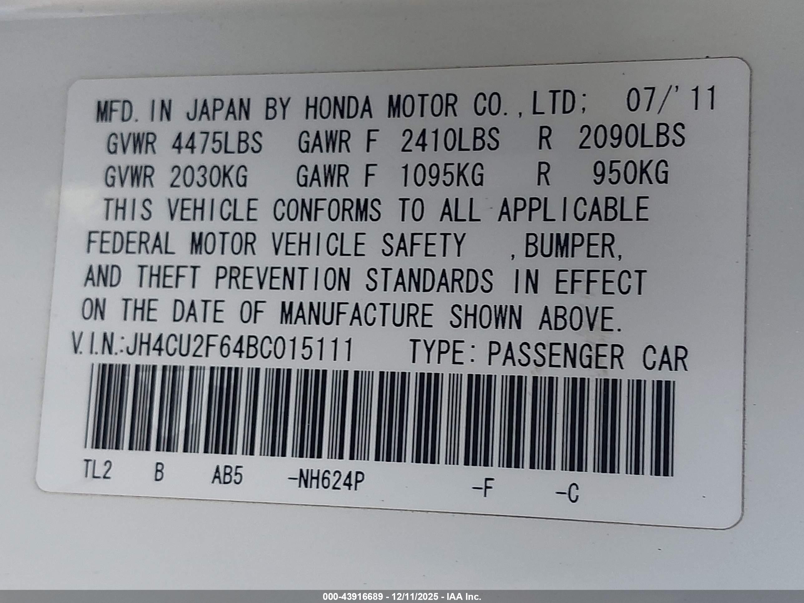 ACURA TSX image 9