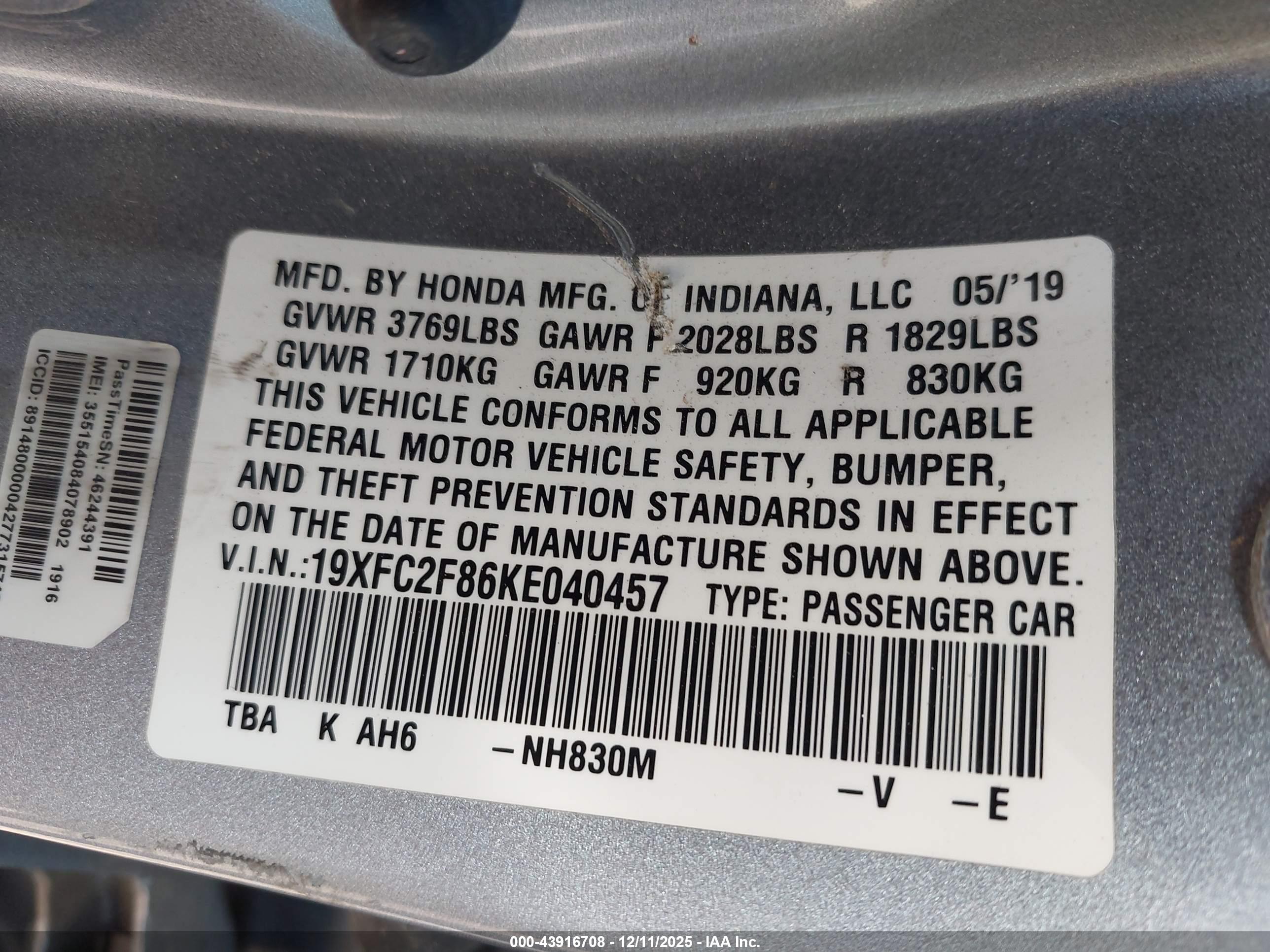 HONDA CIVIC image 9