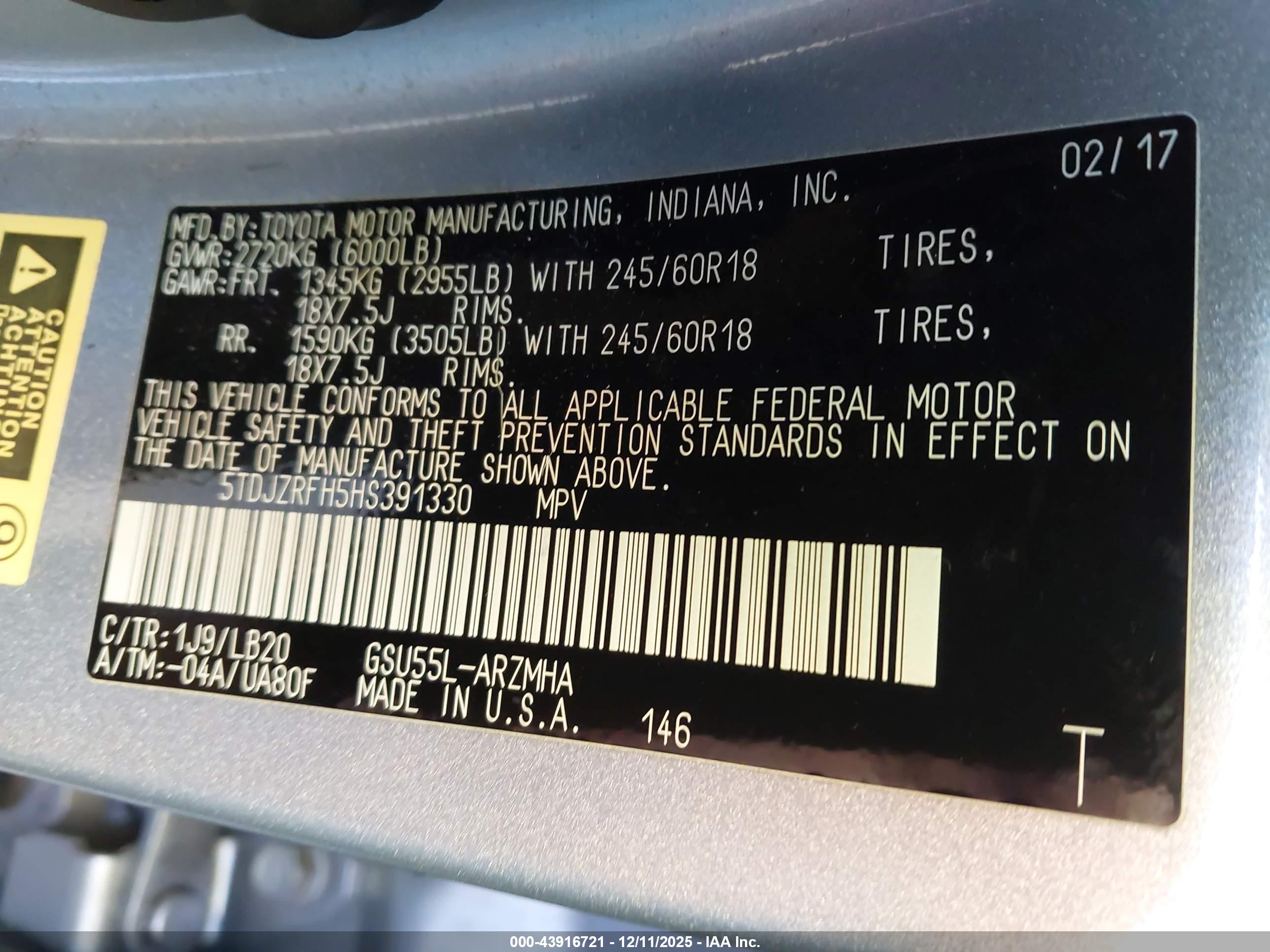 TOYOTA HIGHLANDER image 9
