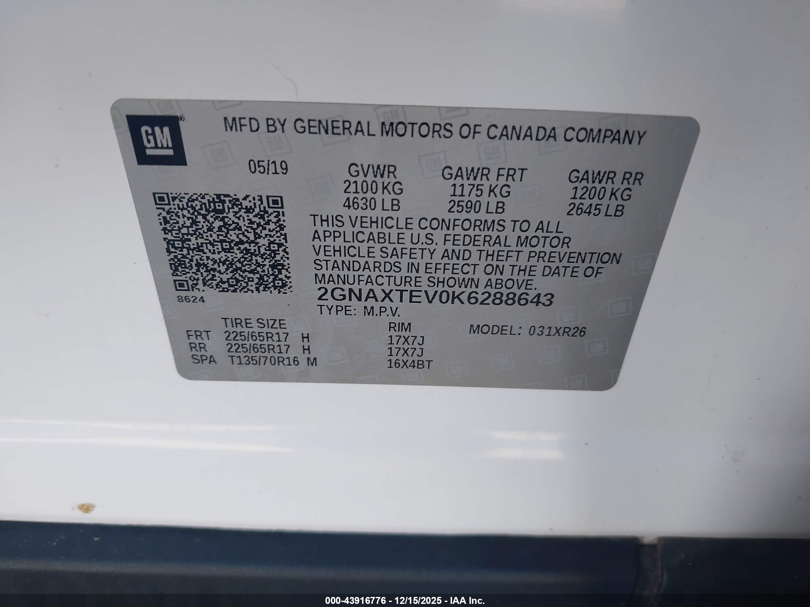 CHEVROLET EQUINOX image 9