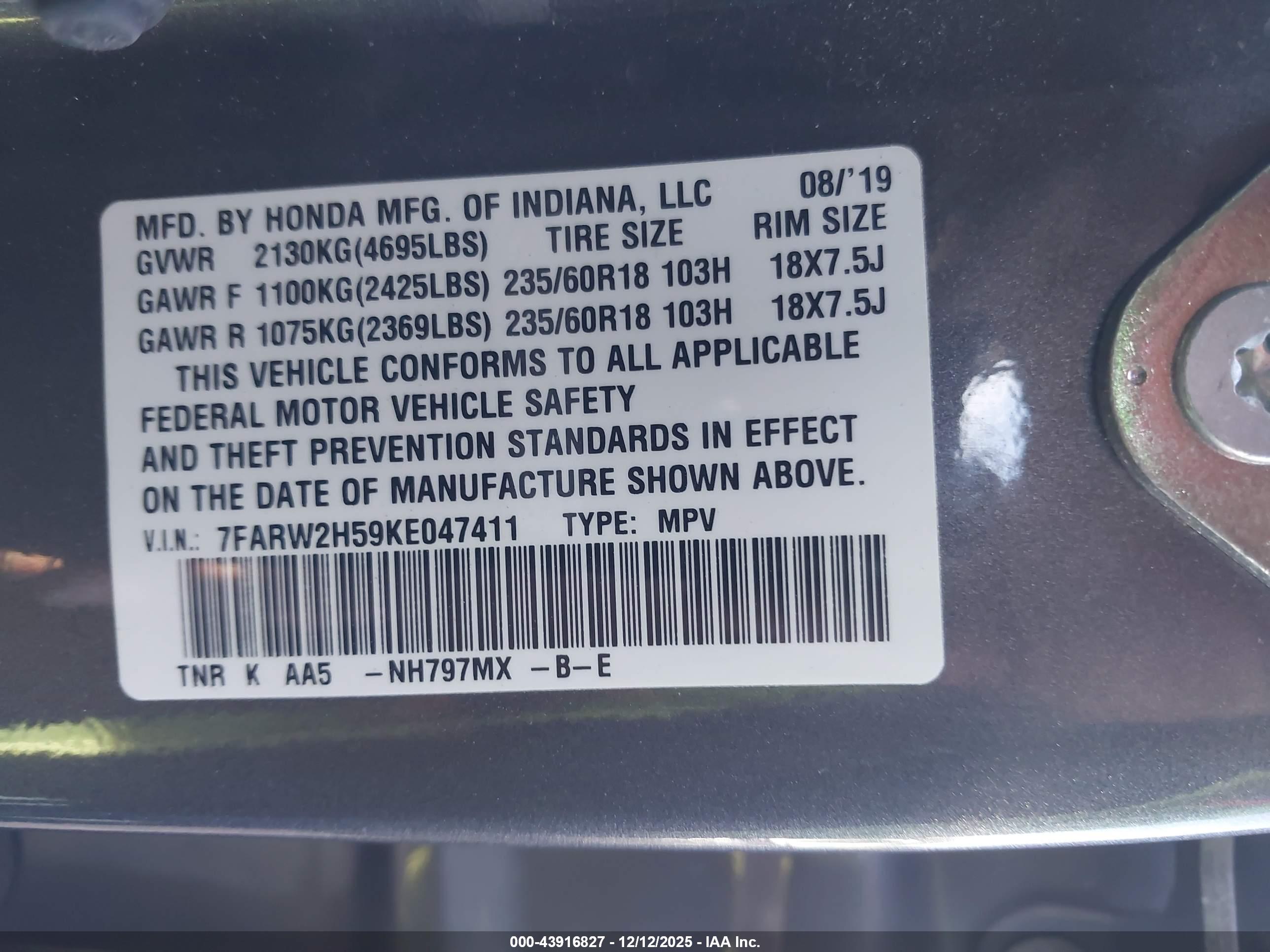 HONDA CR-V image 9