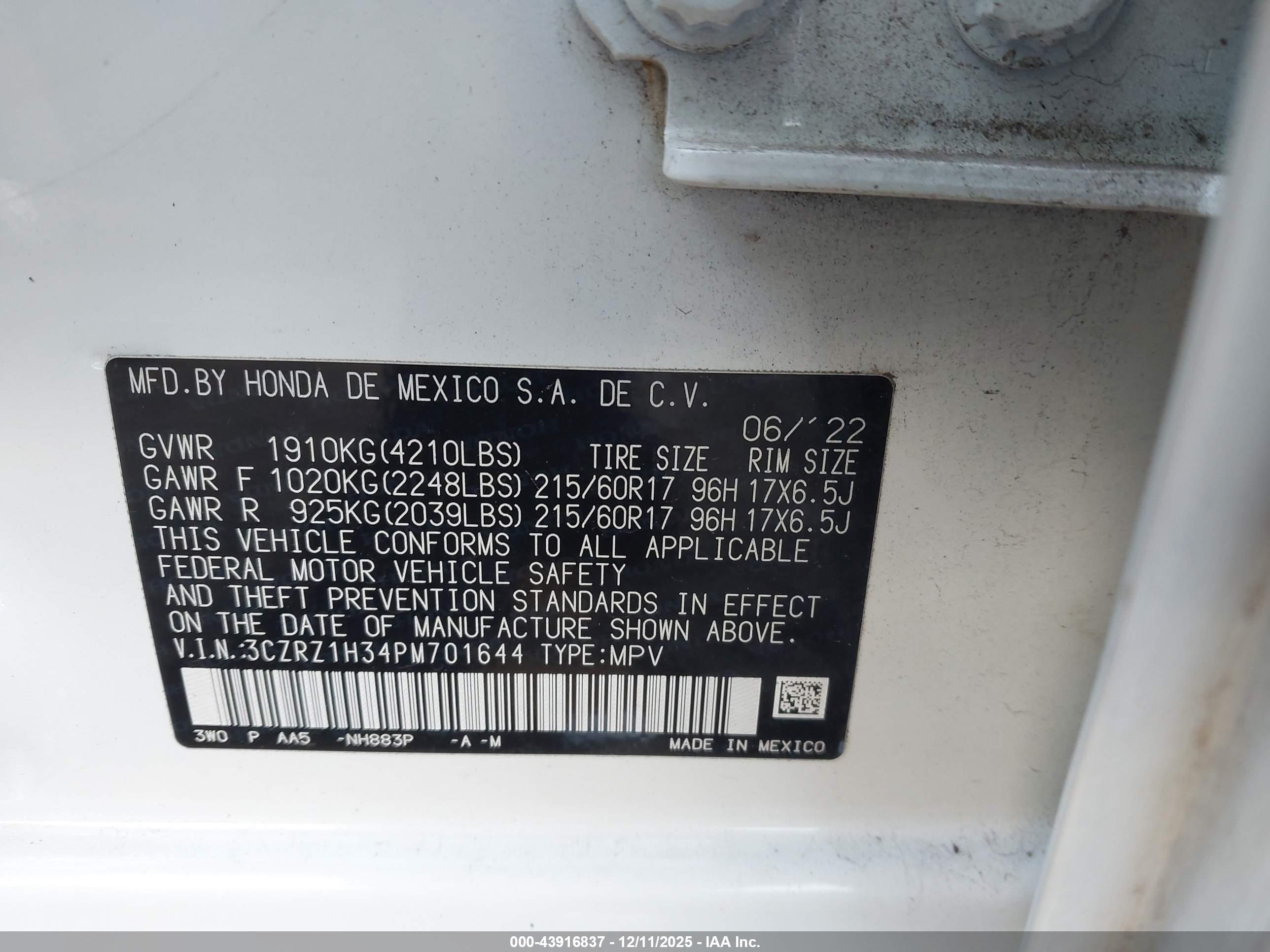 HONDA HR-V image 9