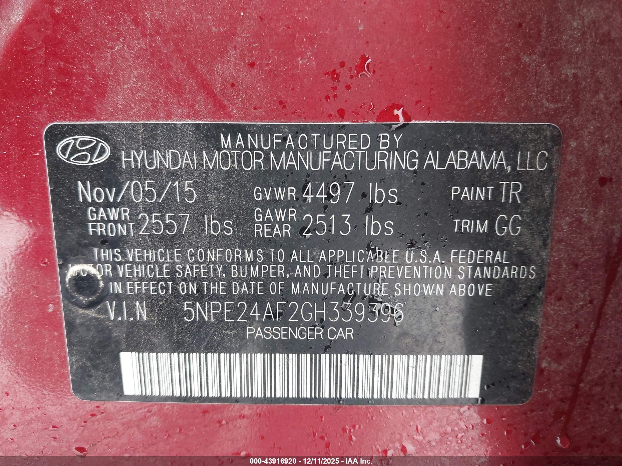HYUNDAI SONATA image 9