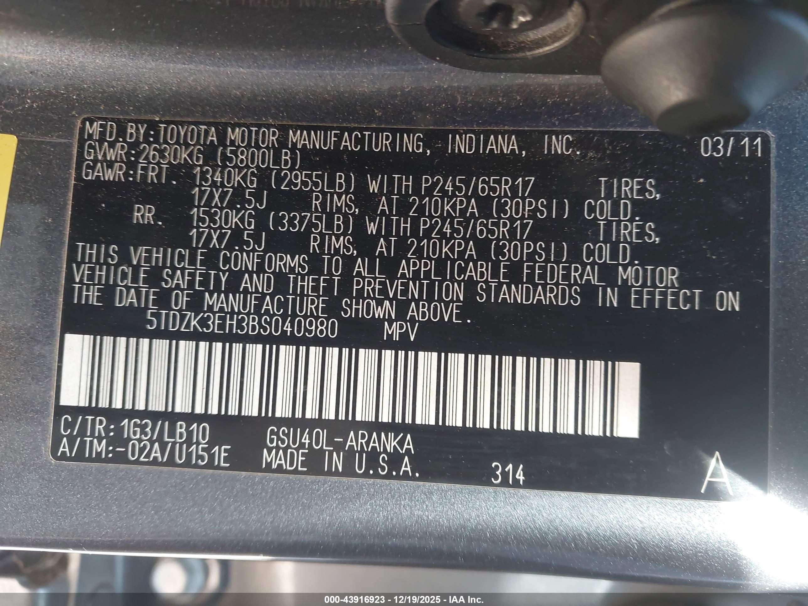 TOYOTA HIGHLANDER image 9