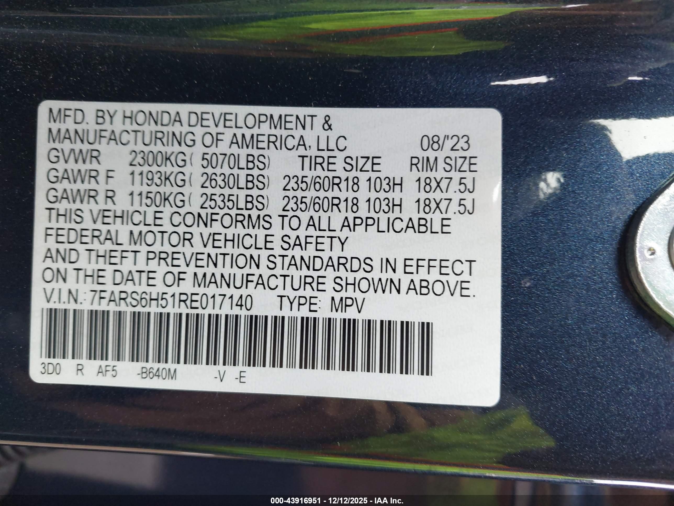 HONDA CR-V image 9