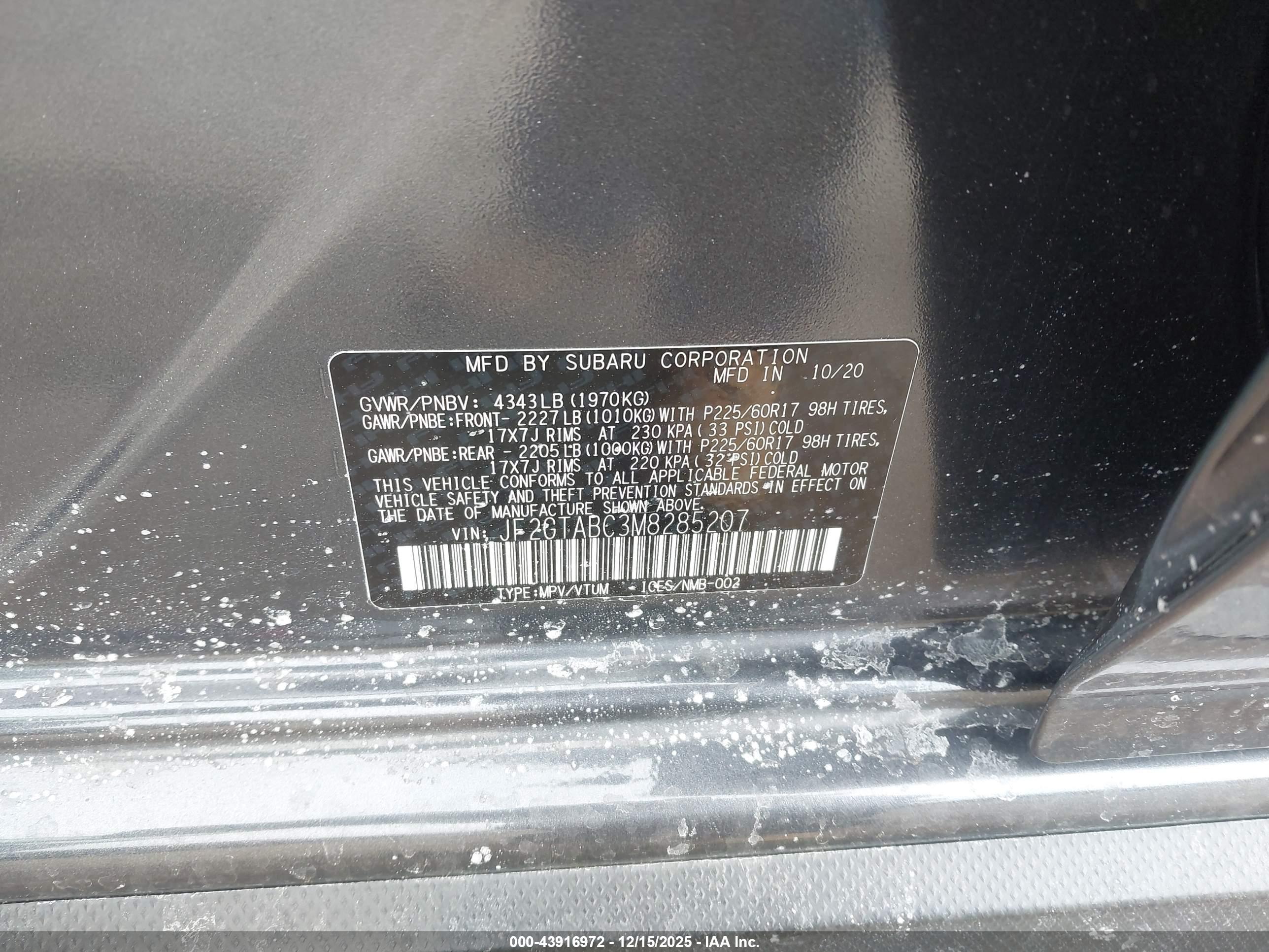 SUBARU CROSSTREK image 9