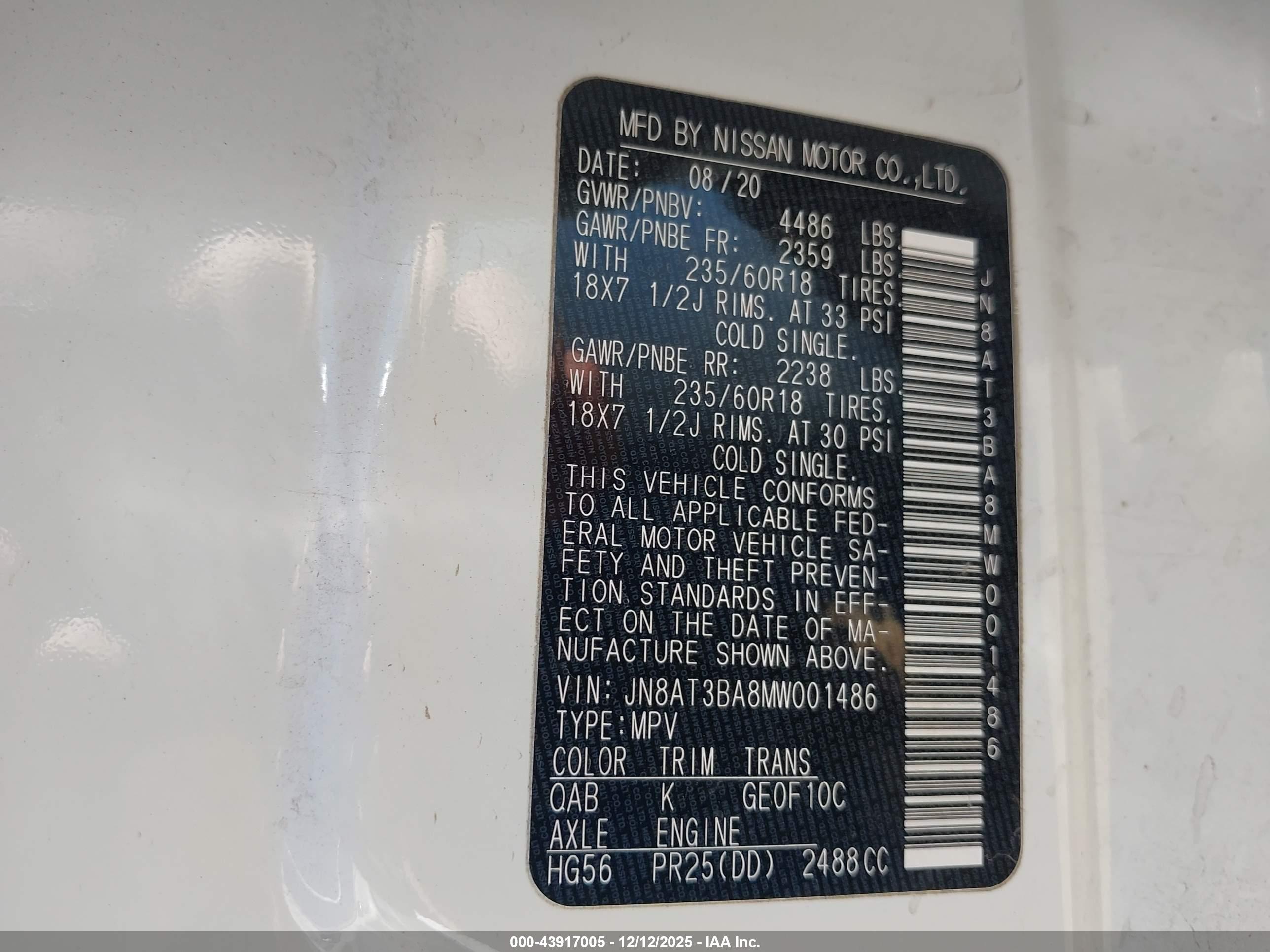 NISSAN ROGUE image 9
