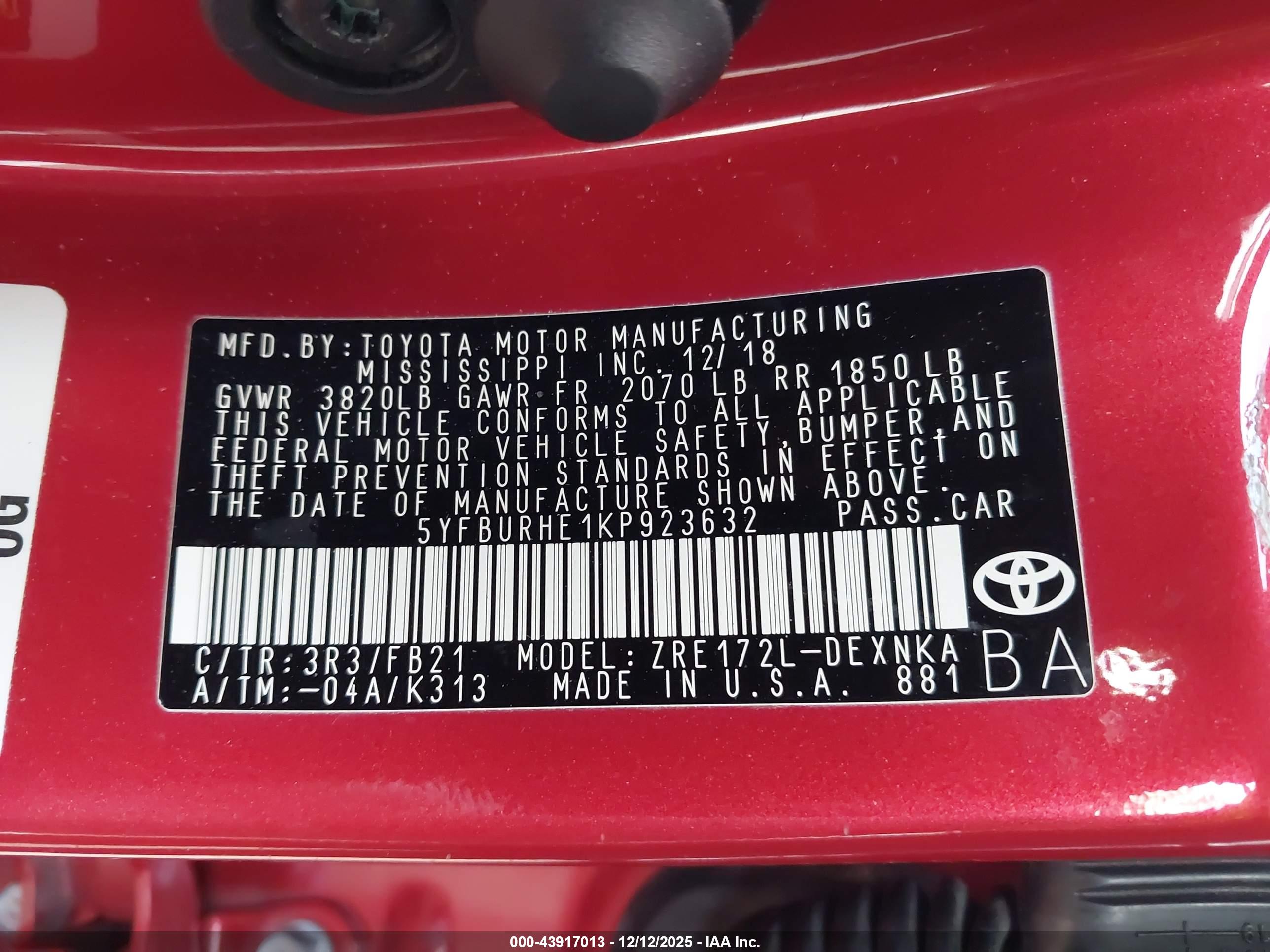 TOYOTA COROLLA image 9