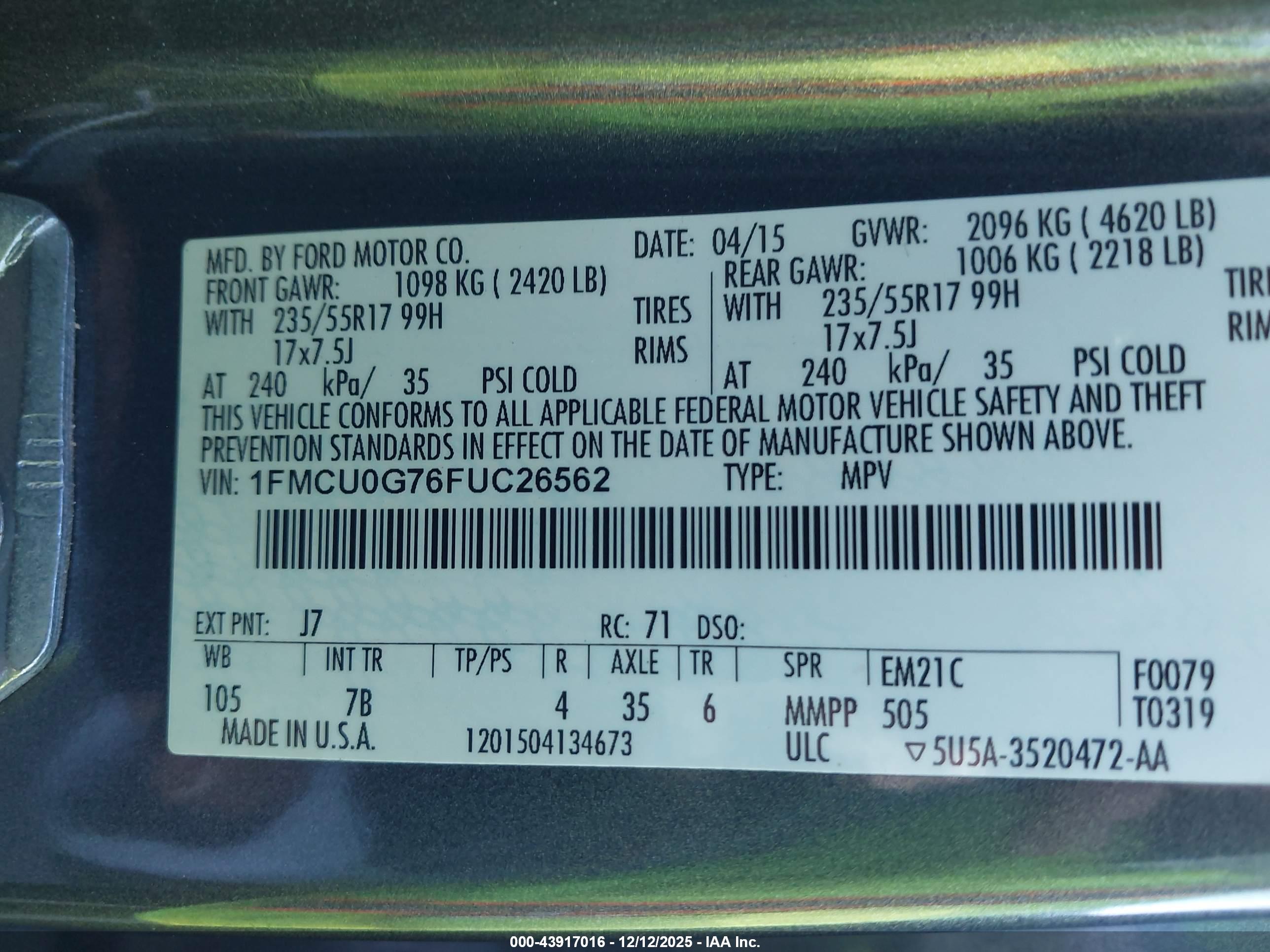 FORD ESCAPE image 9