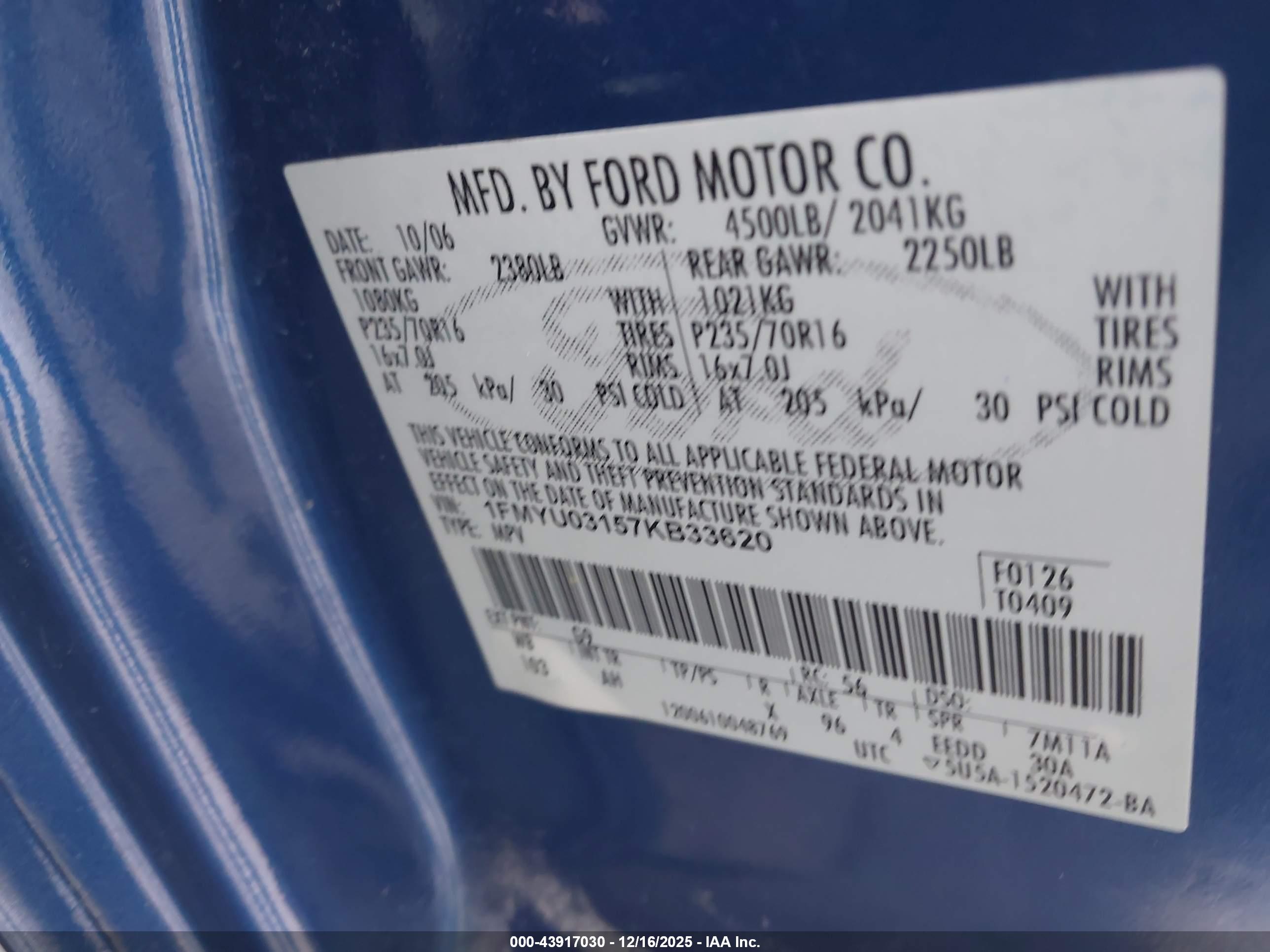 FORD ESCAPE image 9