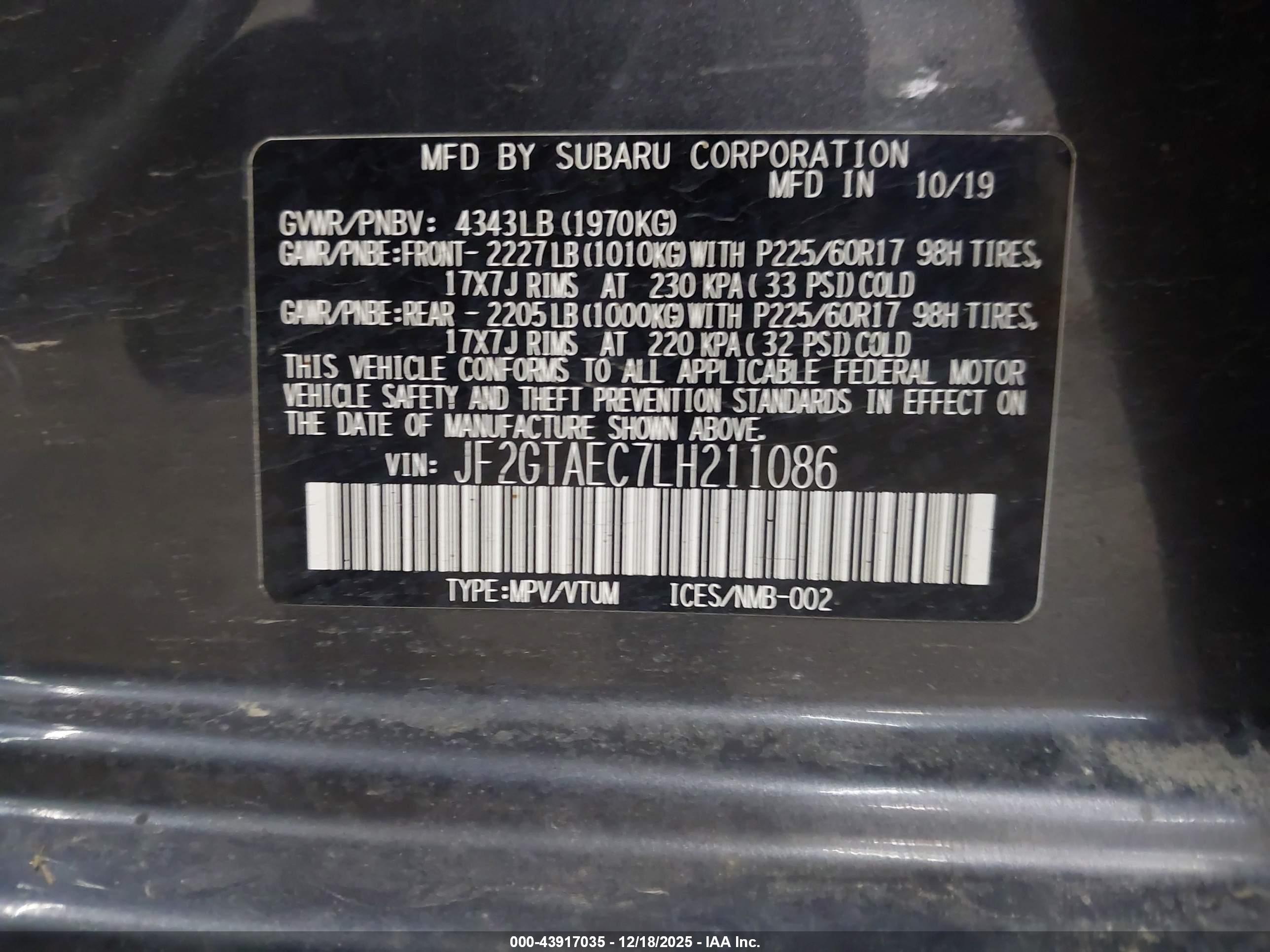 SUBARU CROSSTREK image 9
