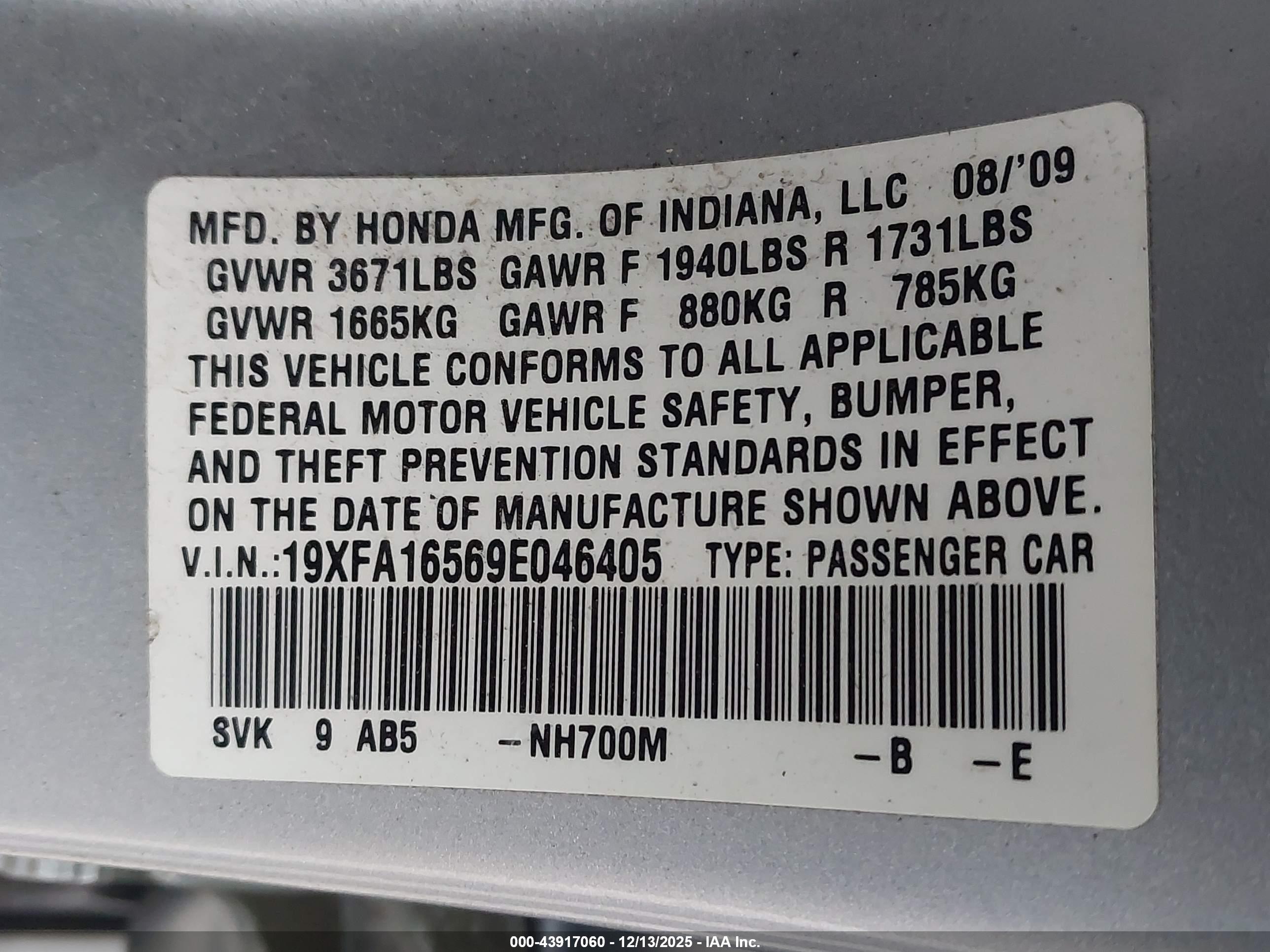 HONDA CIVIC image 9
