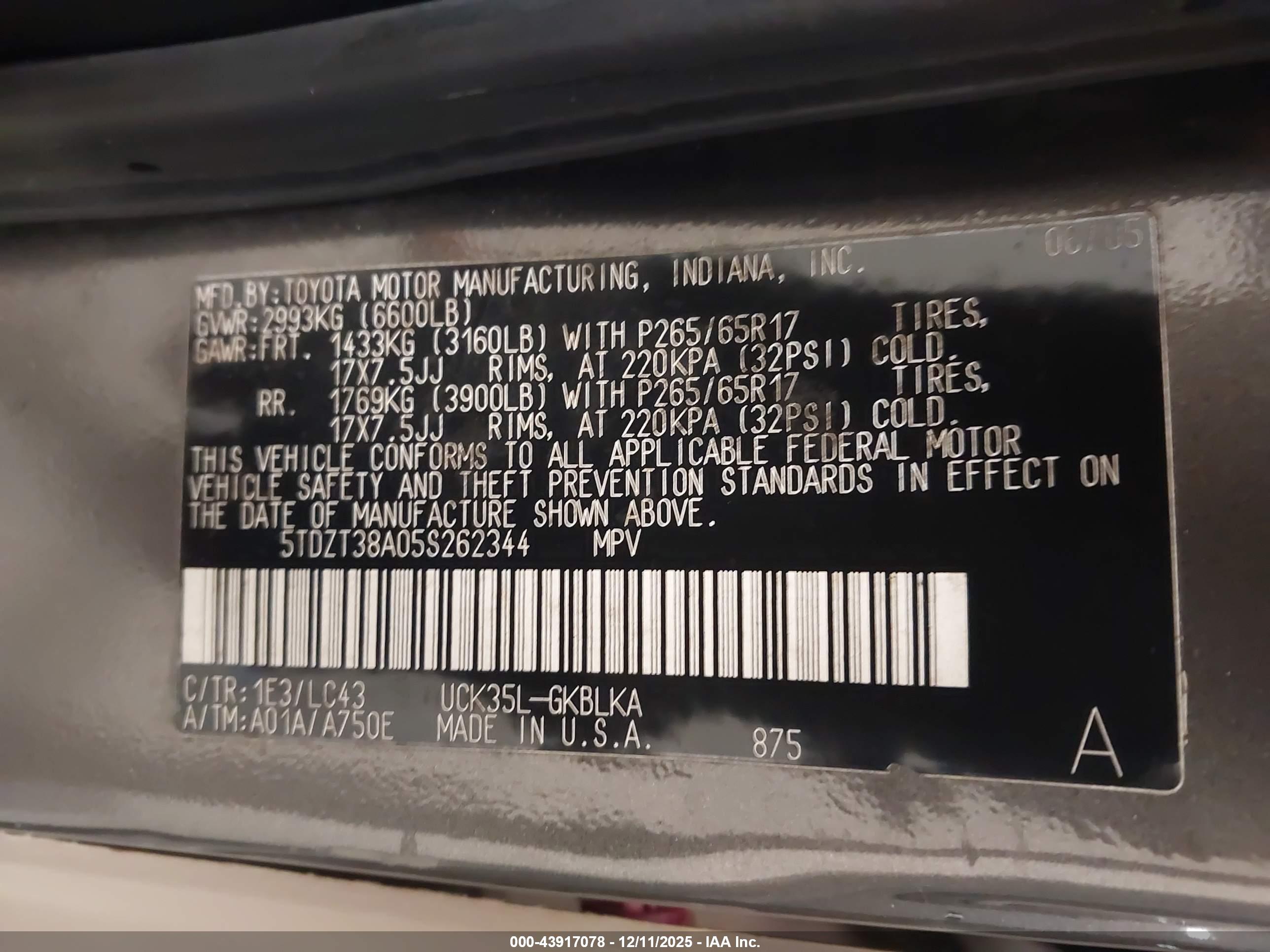 TOYOTA SEQUOIA image 9