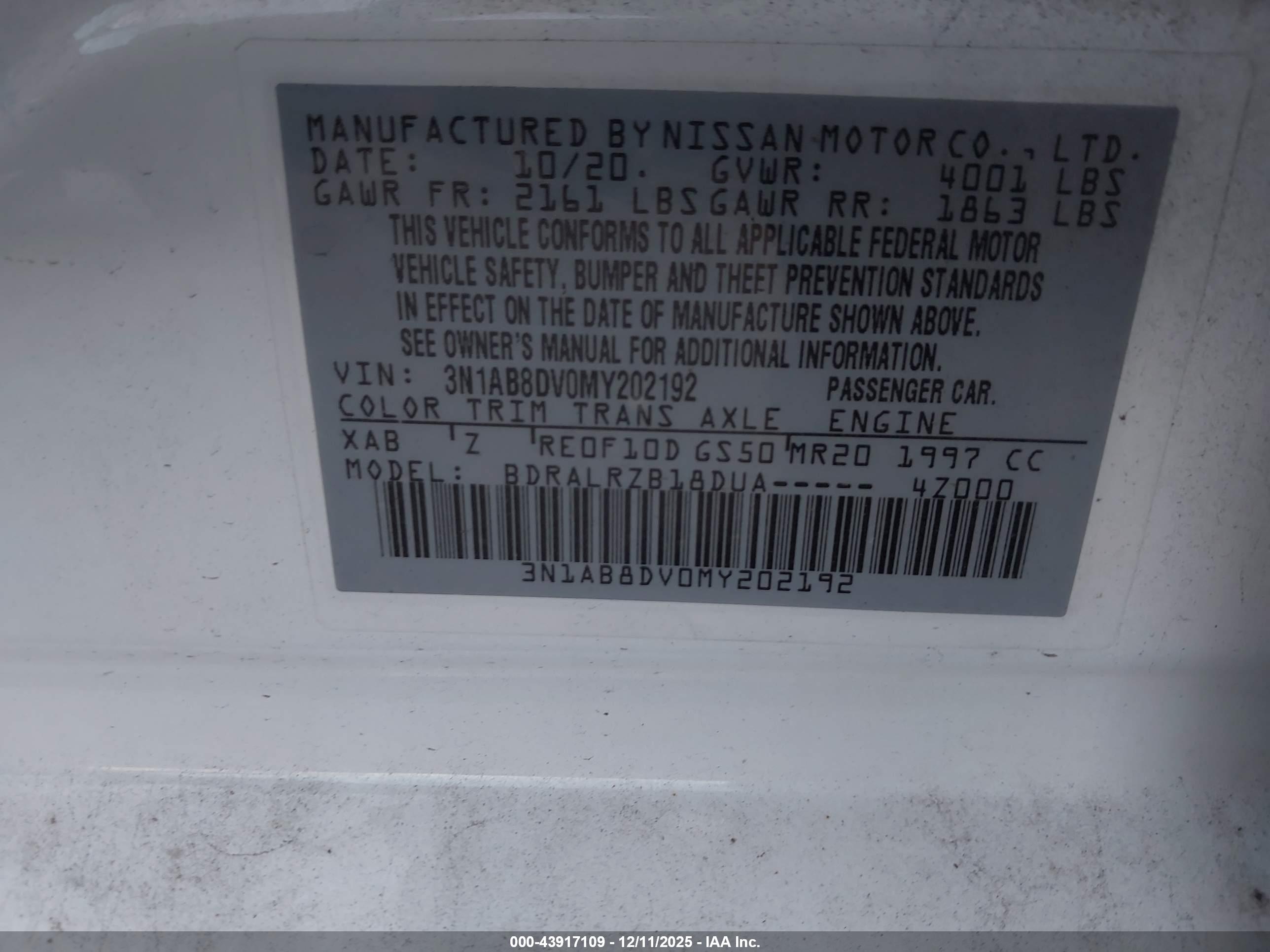 NISSAN SENTRA image 9
